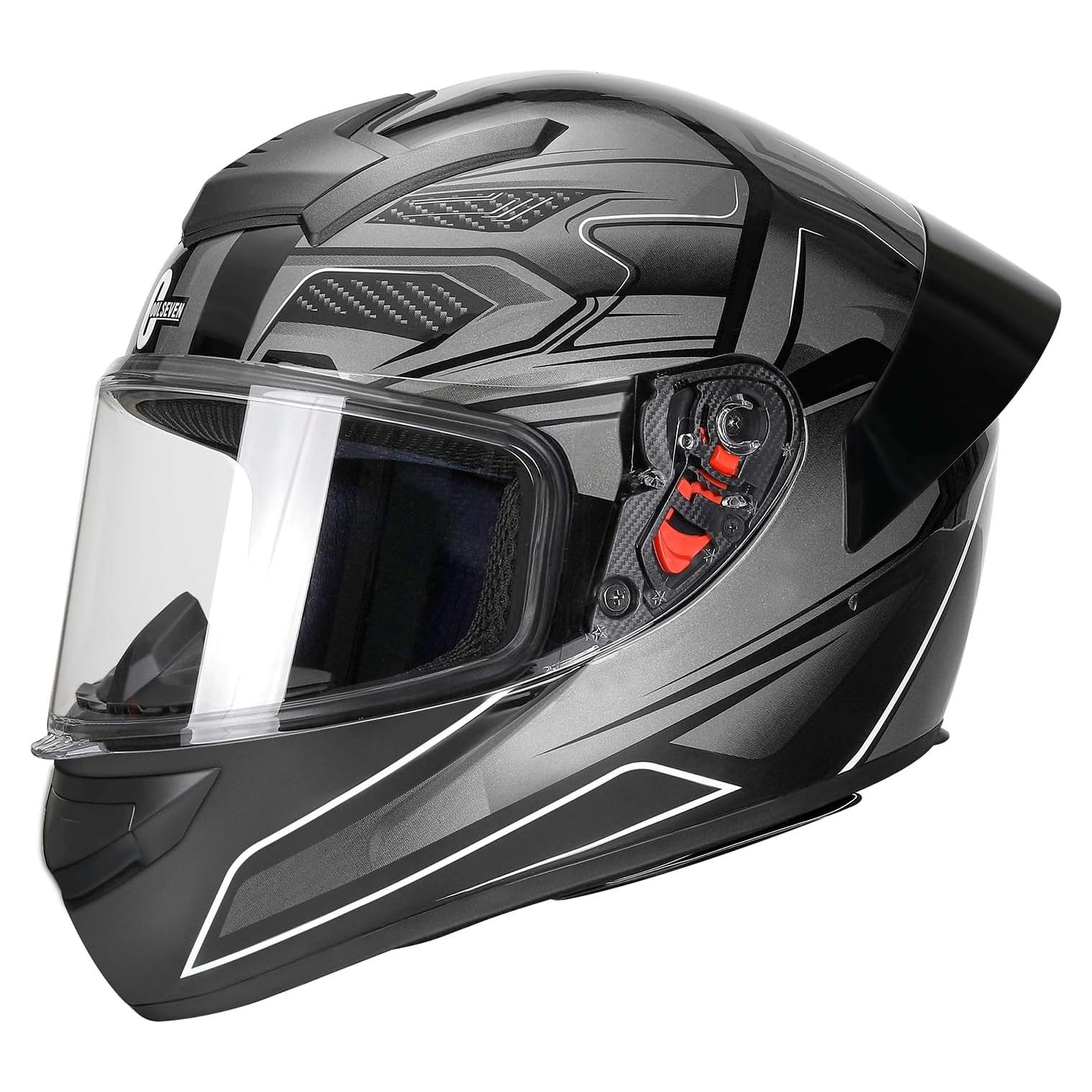 Casco de motocicleta Deflife LV111 cara completa unisex 1.30 kg