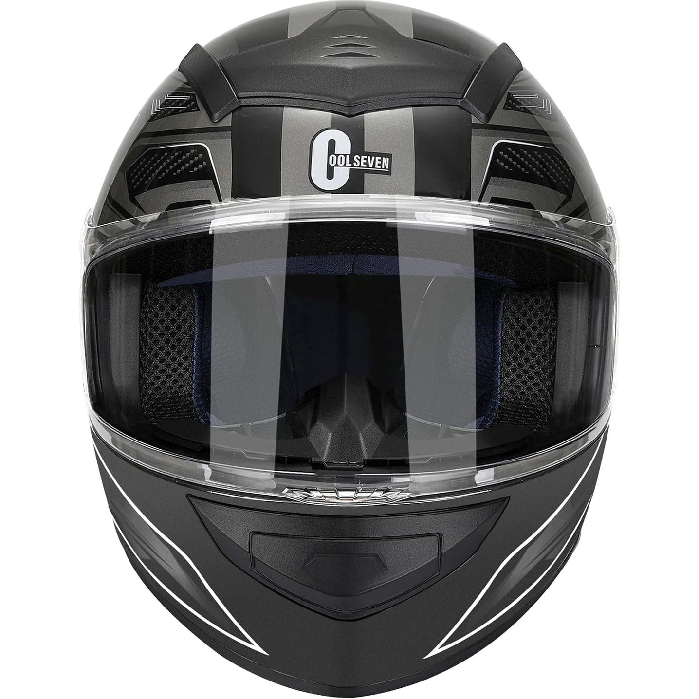 Casco de motocicleta Deflife LV111 cara completa unisex 1.30 kg