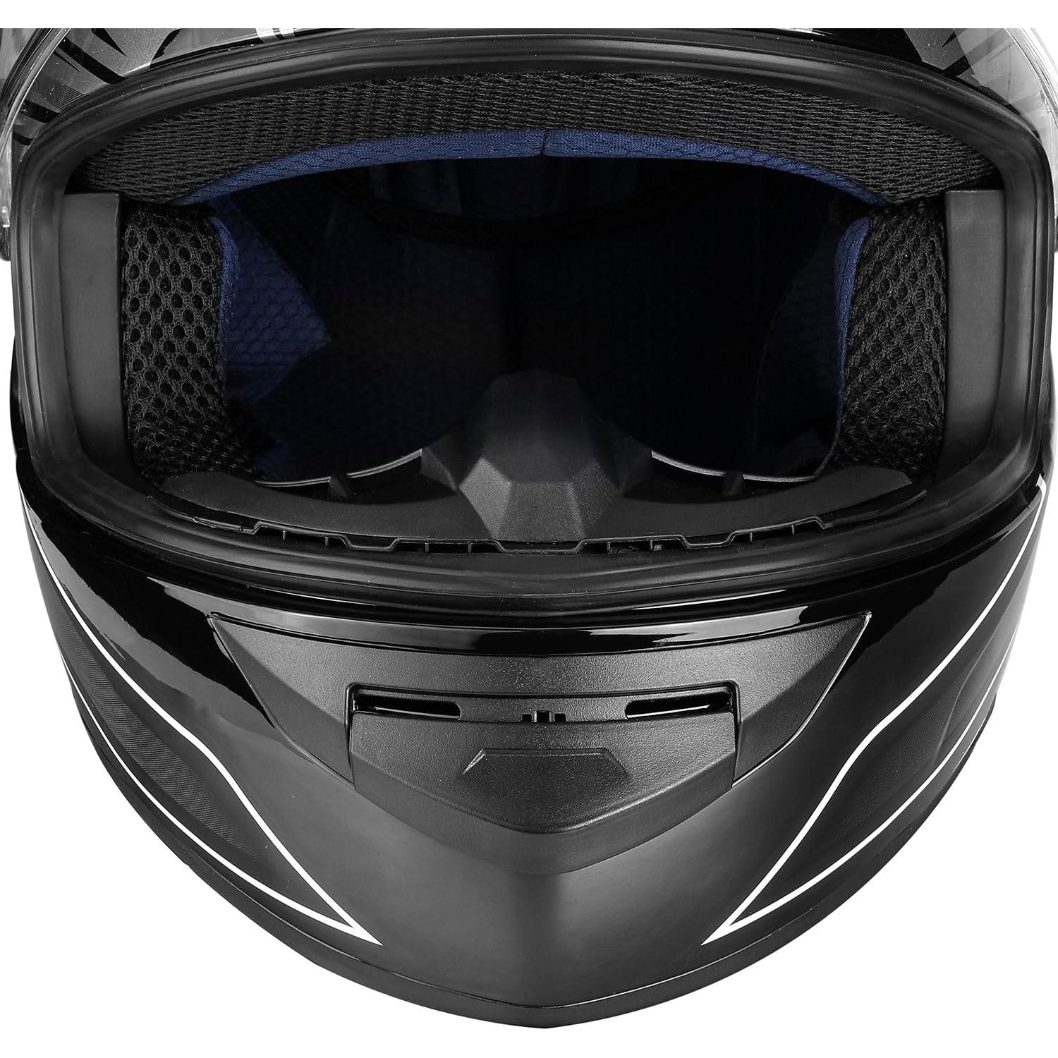 Casco de motocicleta Deflife LV111 cara completa unisex 1.30 kg