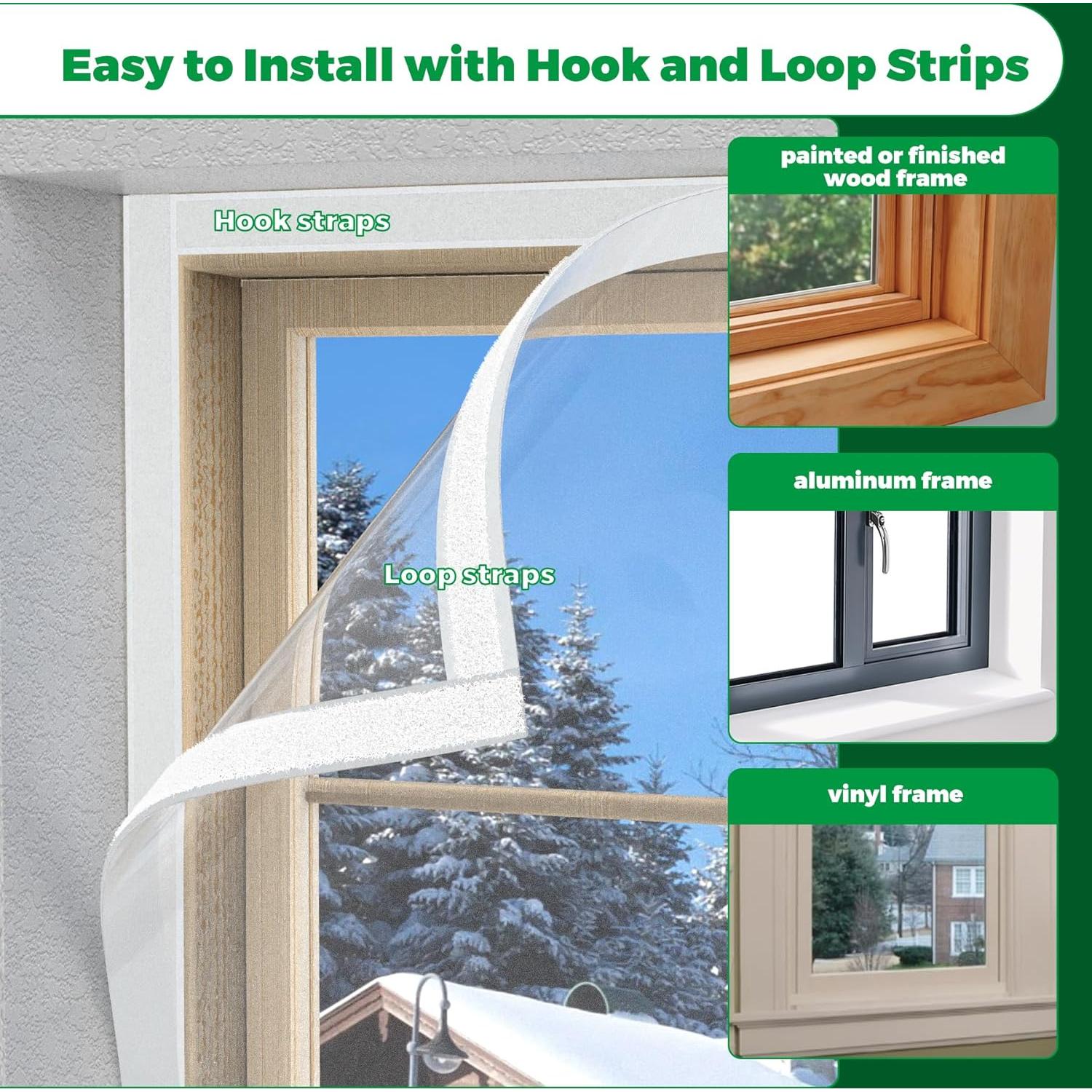 Kit de Aislamiento de Ventanas Forestchill 160x160cm Reutilizable