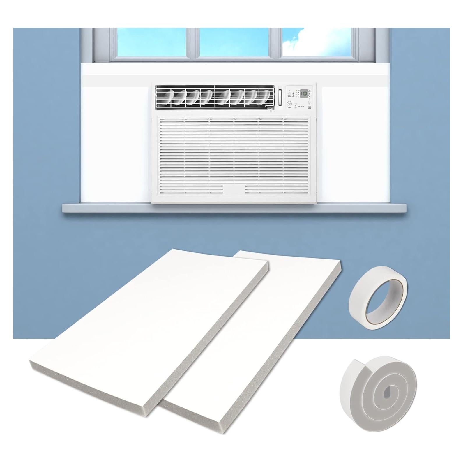 Paneles Aislantes de Espuma para Aire Acondicionado 43x22 cm