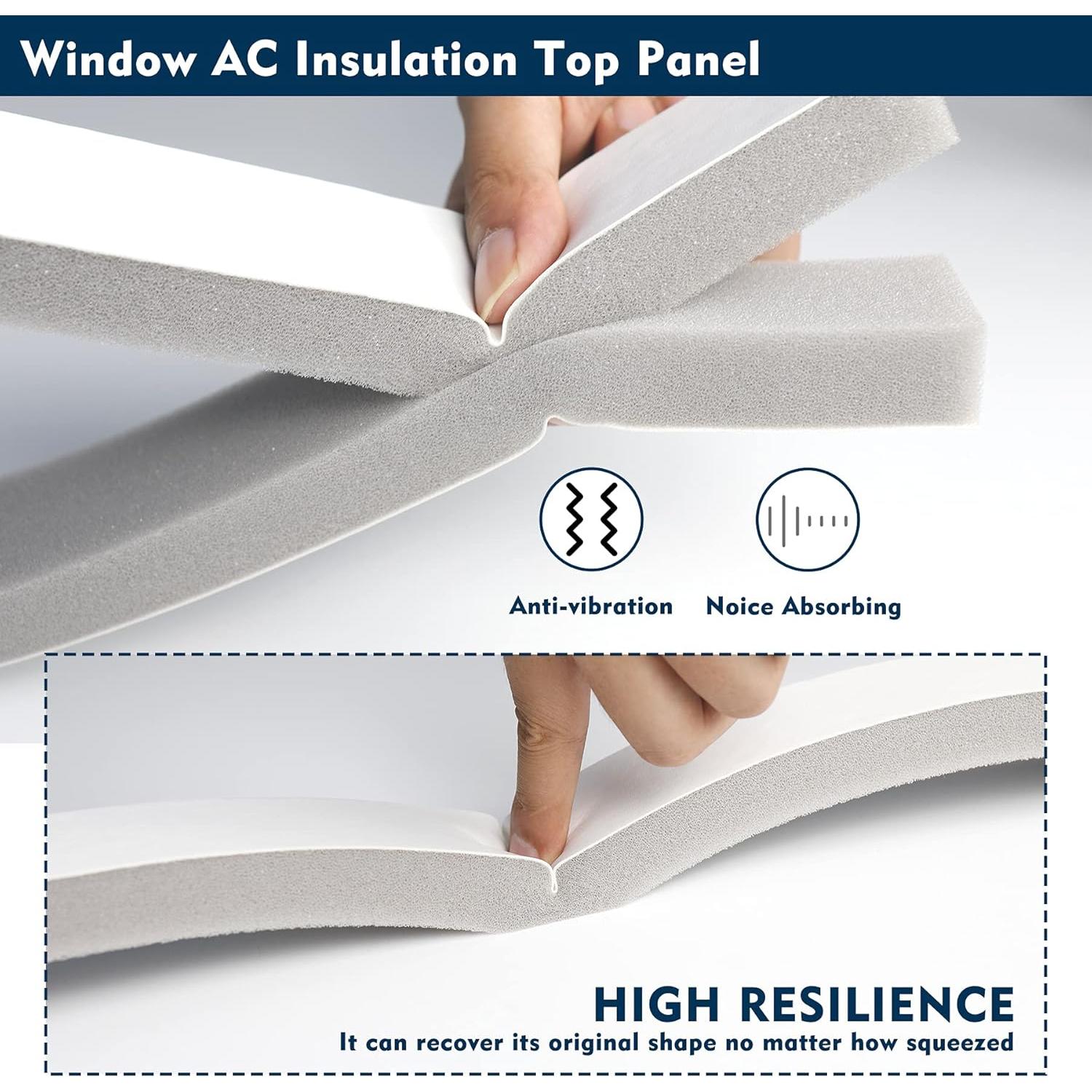 Paneles Aislantes de Espuma para Aire Acondicionado 43x22 cm