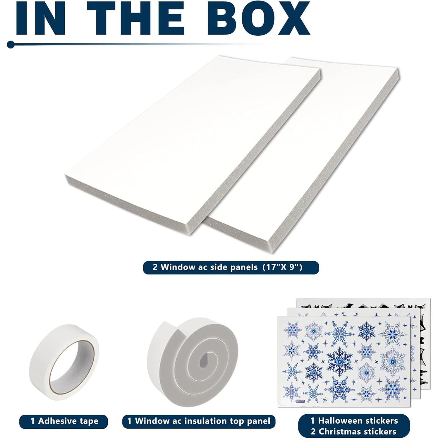 Paneles Aislantes de Espuma para Aire Acondicionado 43x22 cm