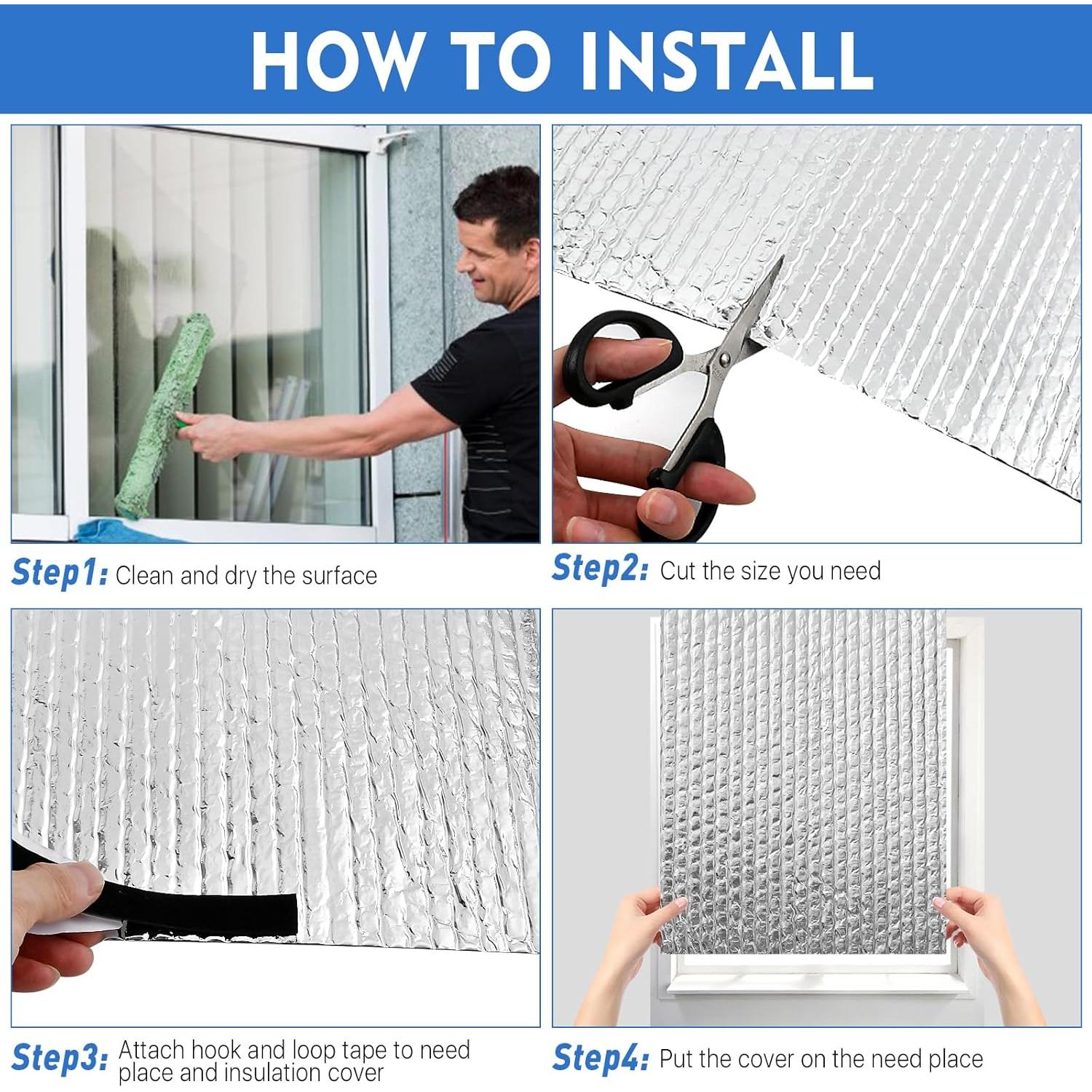 Aislante Reflectante para Ventanas Supkiir 300x40cm Doble Cara