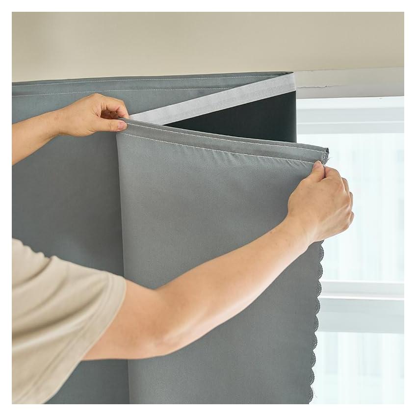 Cortina Opaca Autoadhesiva AJAZZ 88.9x121.9 cm Plateada