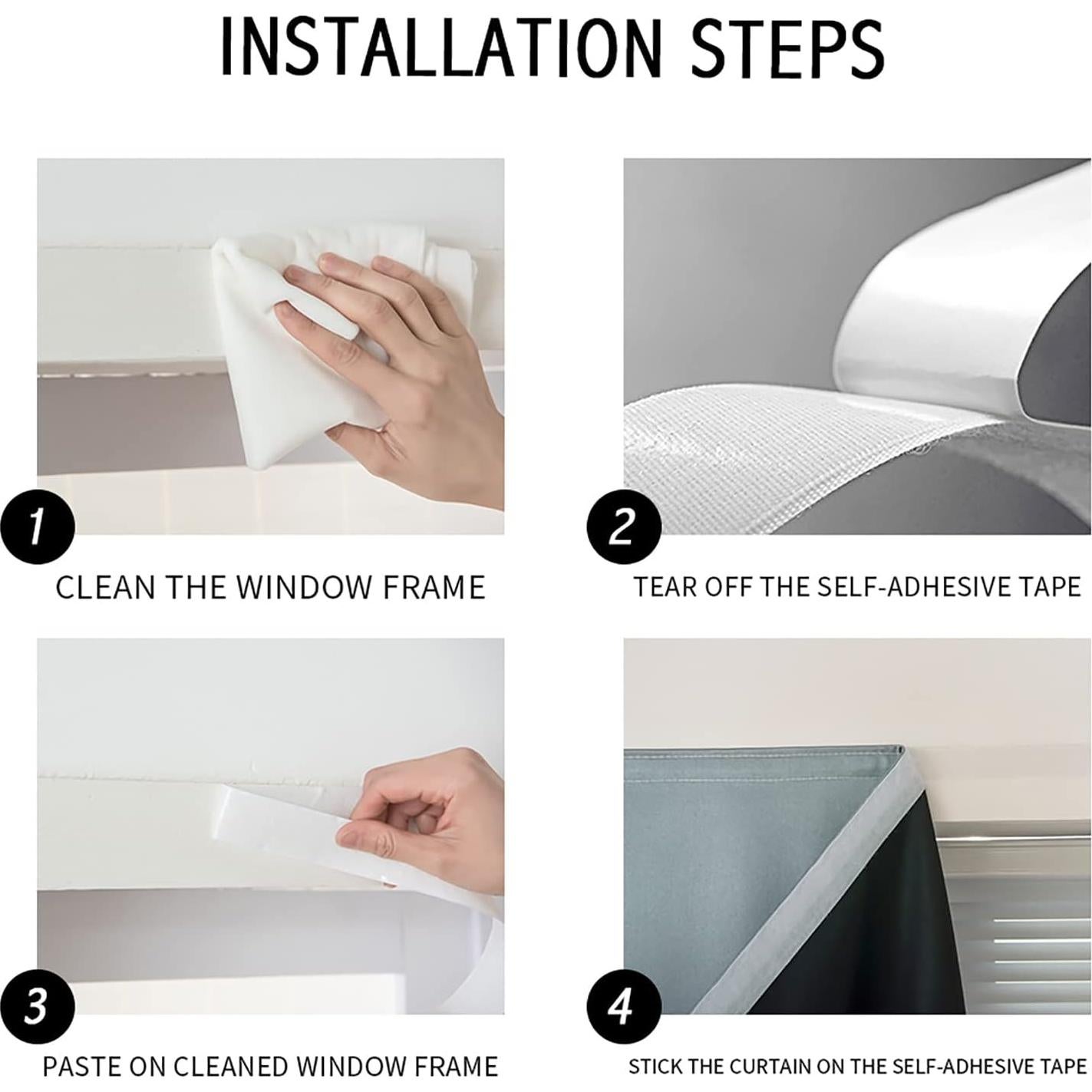 Cortina Opaca Autoadhesiva AJAZZ 88.9x121.9 cm Plateada