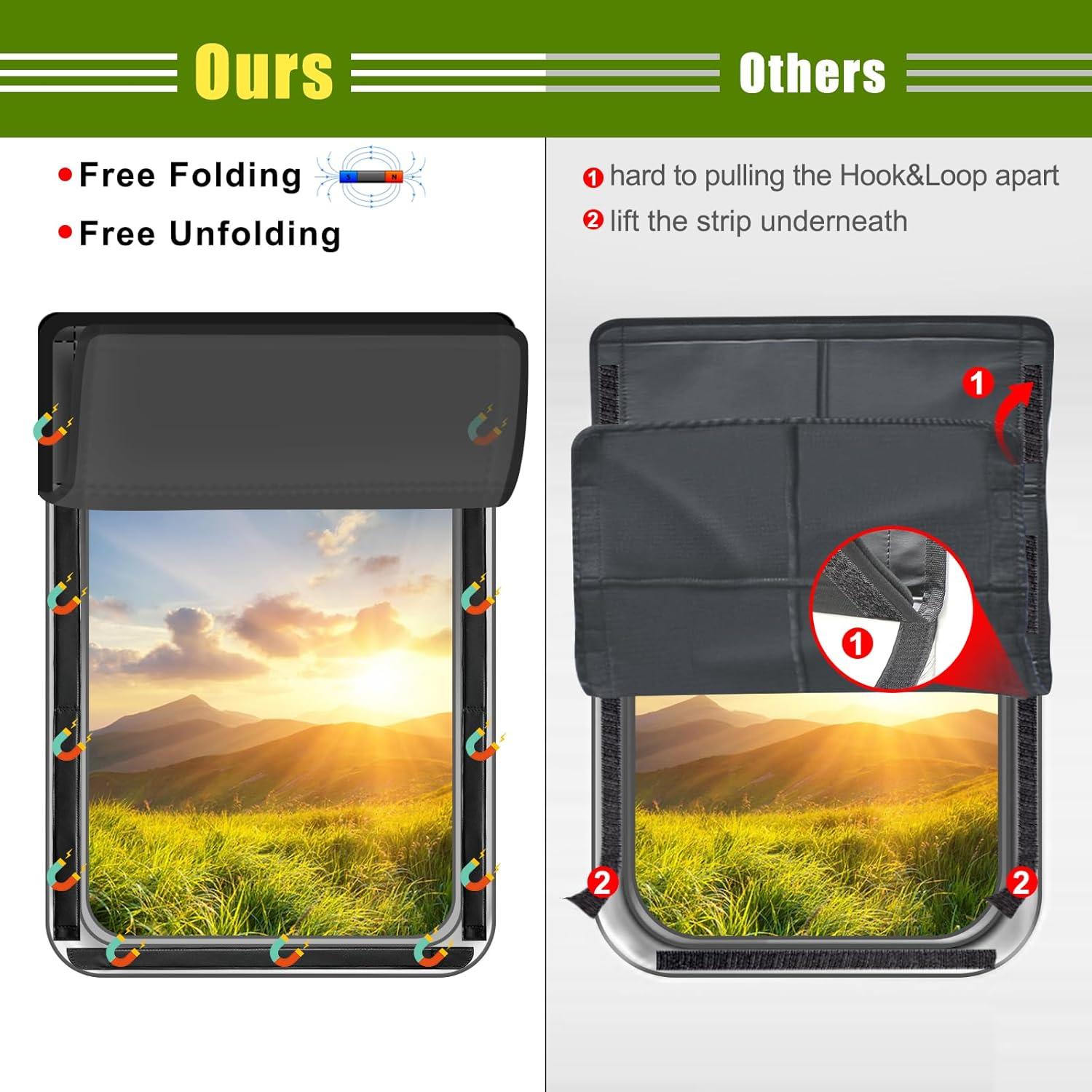 Cubierta de Ventana Oscura Magnética Veharvim 63.5x40.6cm