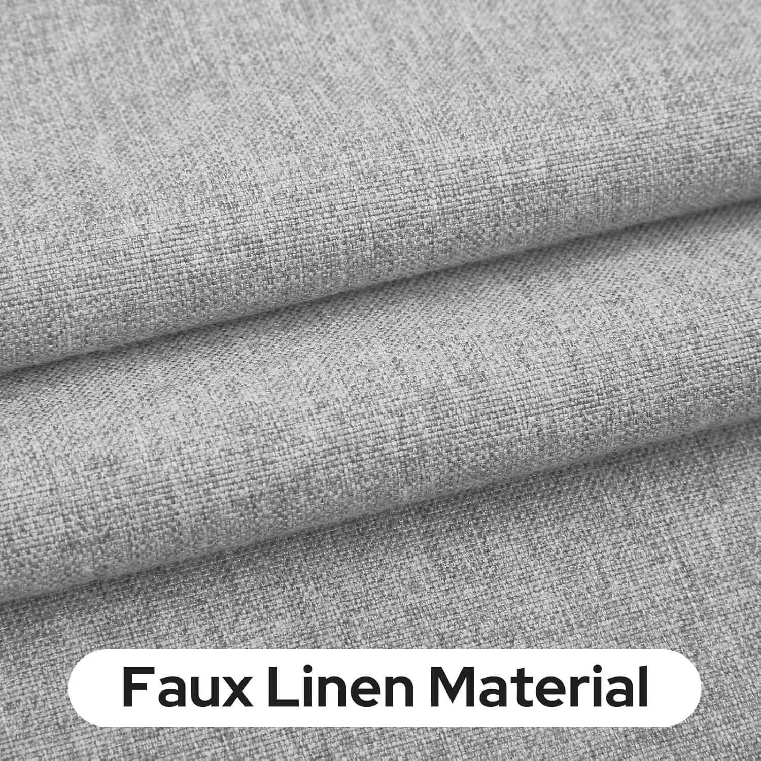 Cortina Blackout HOMEIDEAS 30x101 cm Gris Claro Aislante