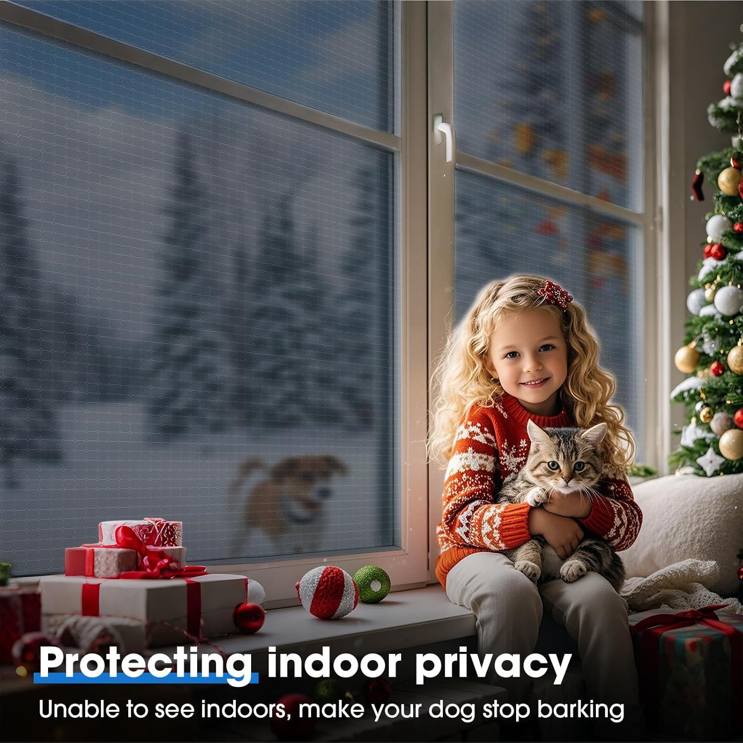 Película de Ventana Coavas One Way 44.5x200 cm Azul Plata