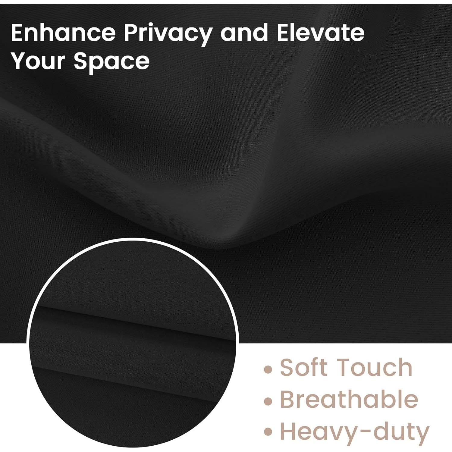 Cortina de Puerta Vatge 20x91 cm Aislante Térmico Negra