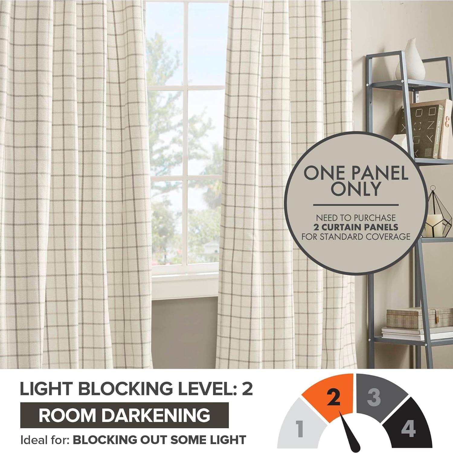 Cortina Aislante Térmico Madison Park Anaheim 50x95 cm Natural