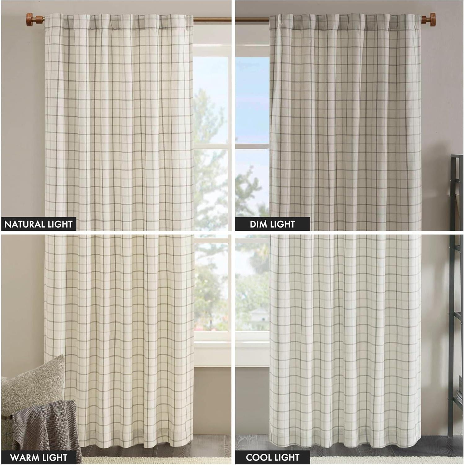 Cortina Aislante Térmico Madison Park Anaheim 50x95 cm Natural