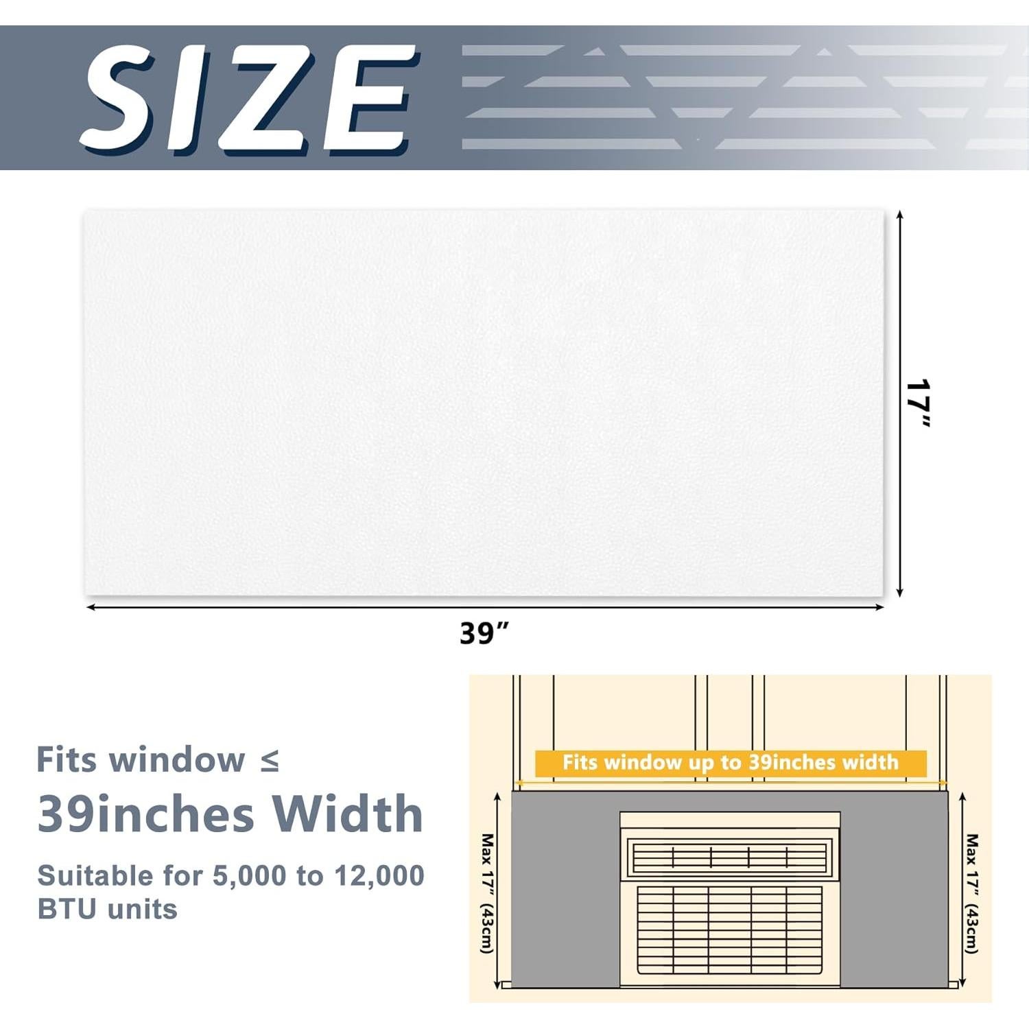 Panel Lateral de Espuma Aislante Flamorrow 99x43 cm para Aire Acondicionado