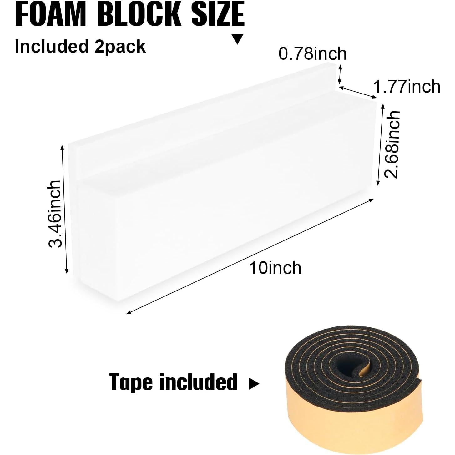 Bloque de Espuma Aislante NEAGLORY 2 Paquete para Aire Acondicionado