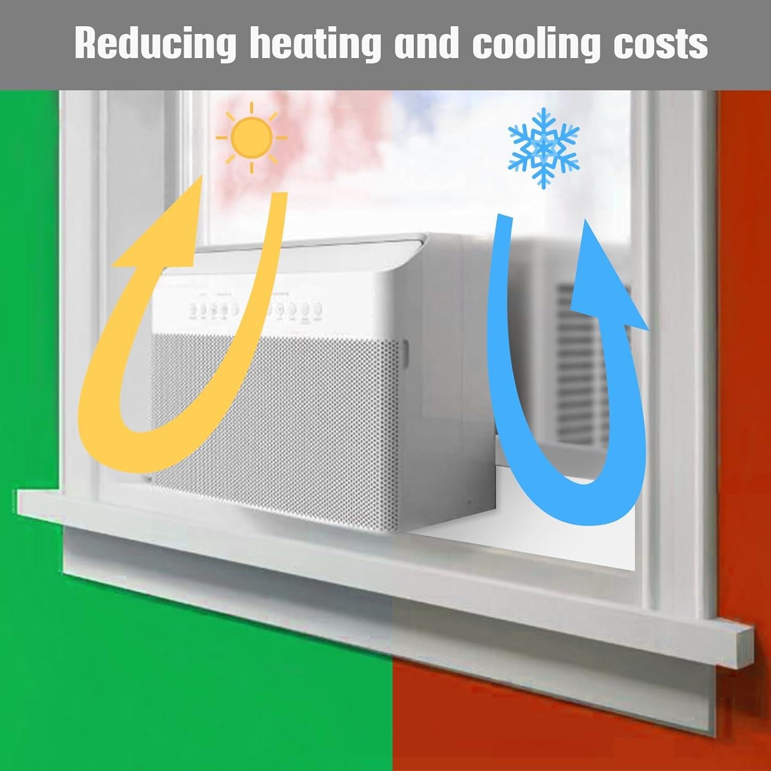 Bloque de Espuma Aislante NEAGLORY 2 Paquete para Aire Acondicionado