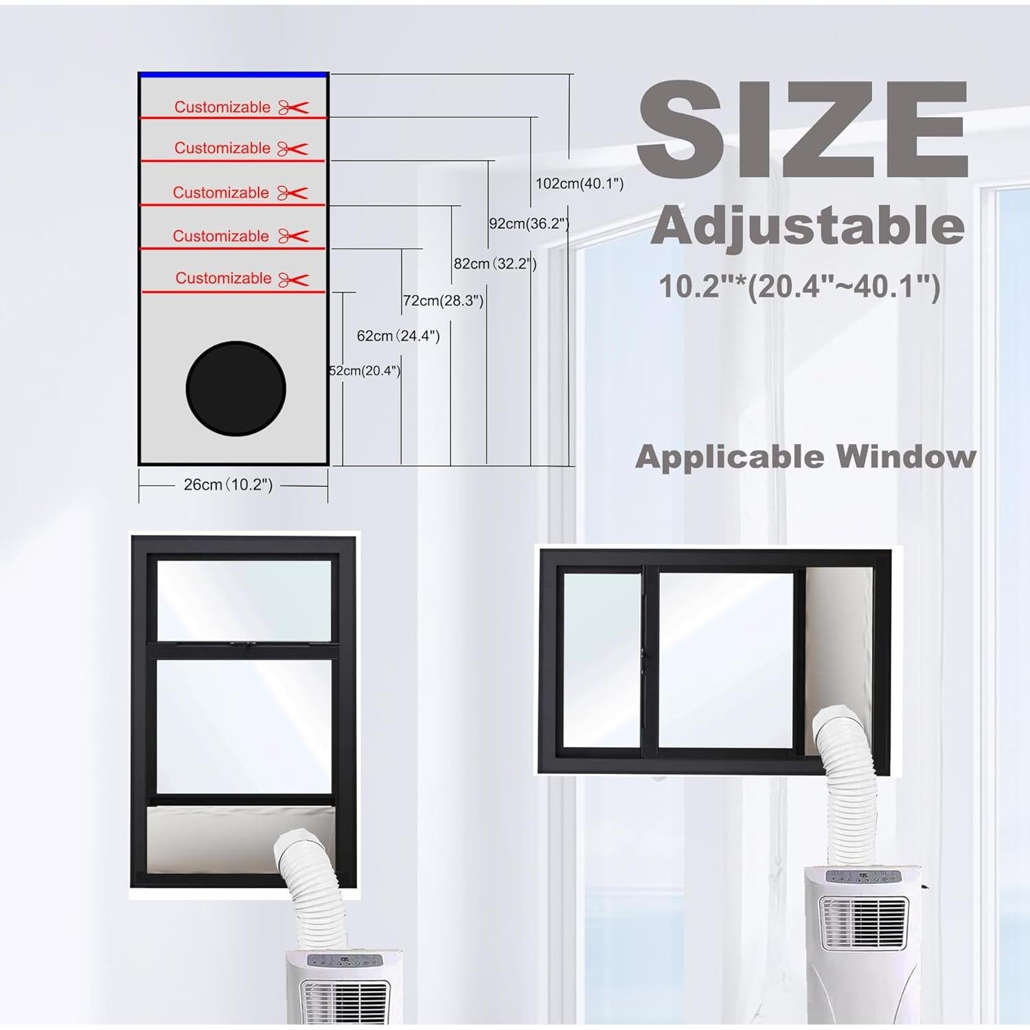 Kit Sello Ventana Aire Acondicionado Portátil Althorion M
