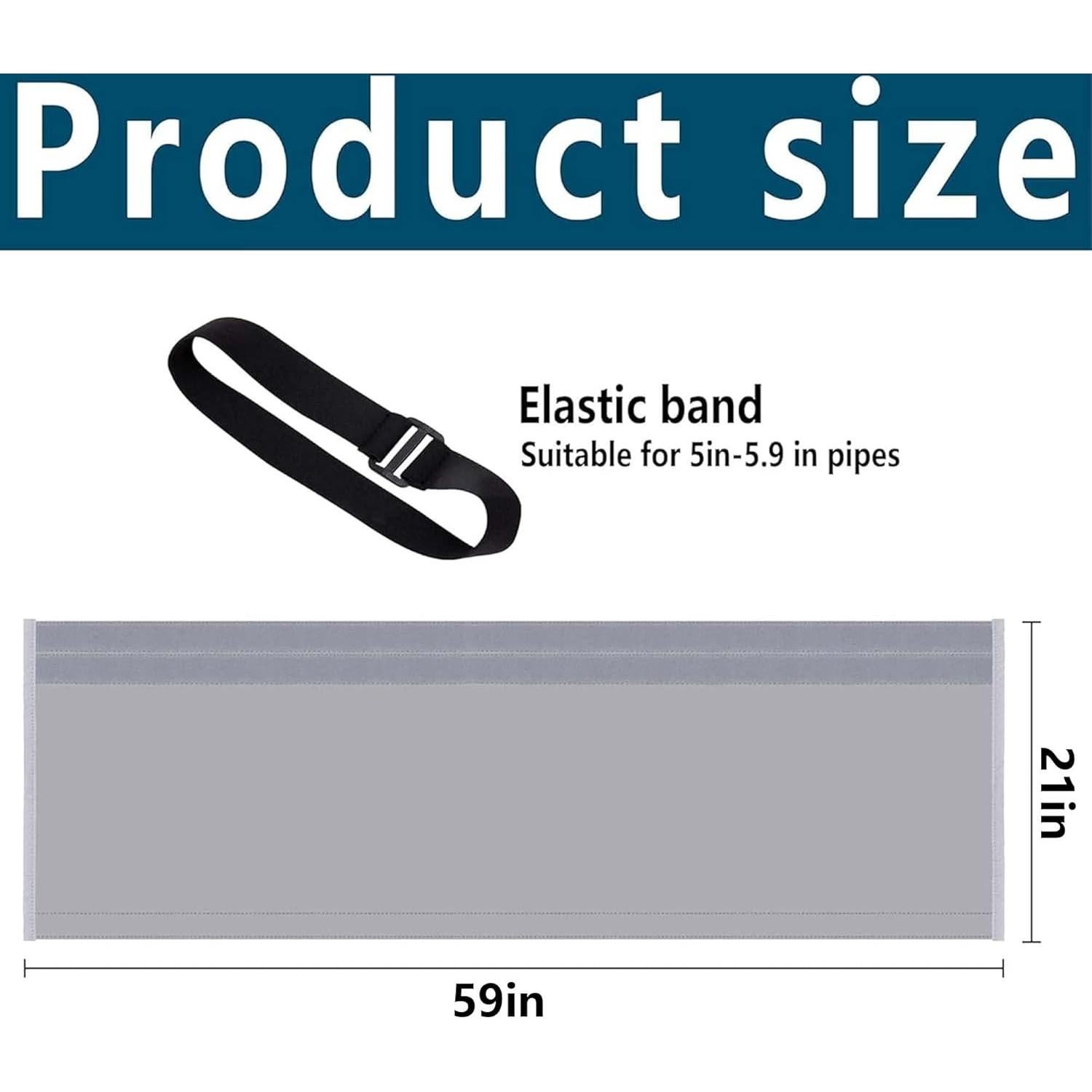 Cubierta Aislante para Manguera de Aire Acondicionado Tlswshsy 152.4 cm
