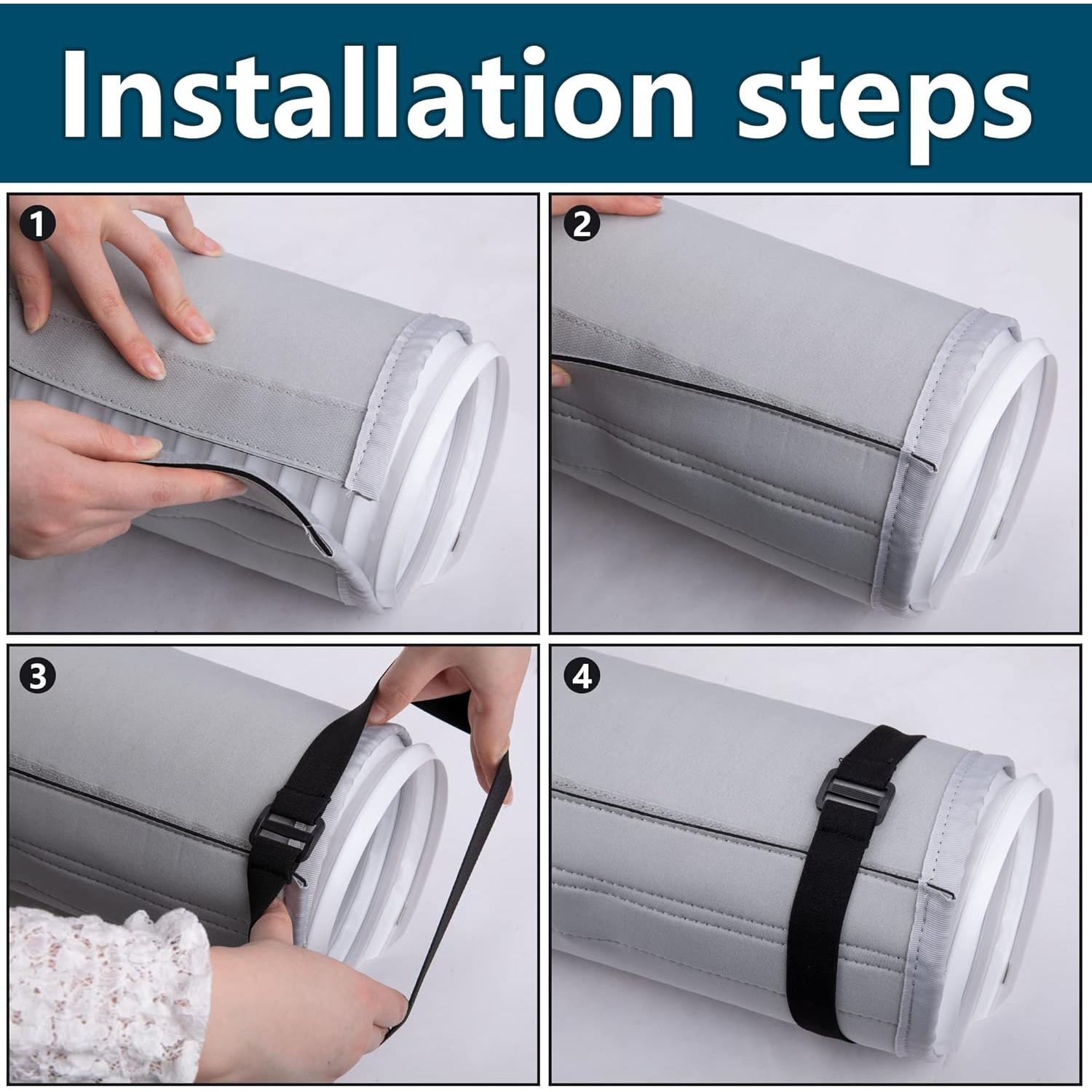 Cubierta Aislante para Manguera de Aire Acondicionado Tlswshsy 152.4 cm