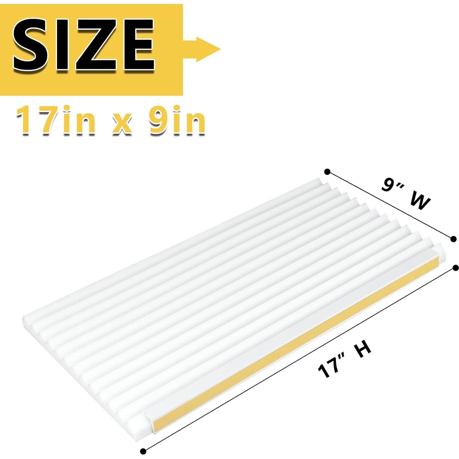 Paneles de Aislamiento de Espuma Powrocket 43 cm x 23 cm - 2 Piezas