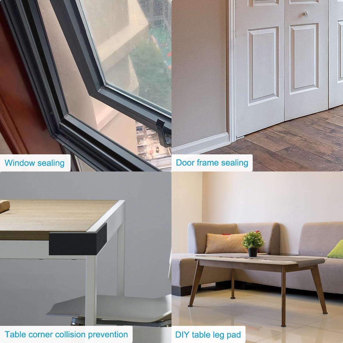 Cinta de Aislamiento de Espuma DGSL 1.27cm x 1.27cm x 3.96m