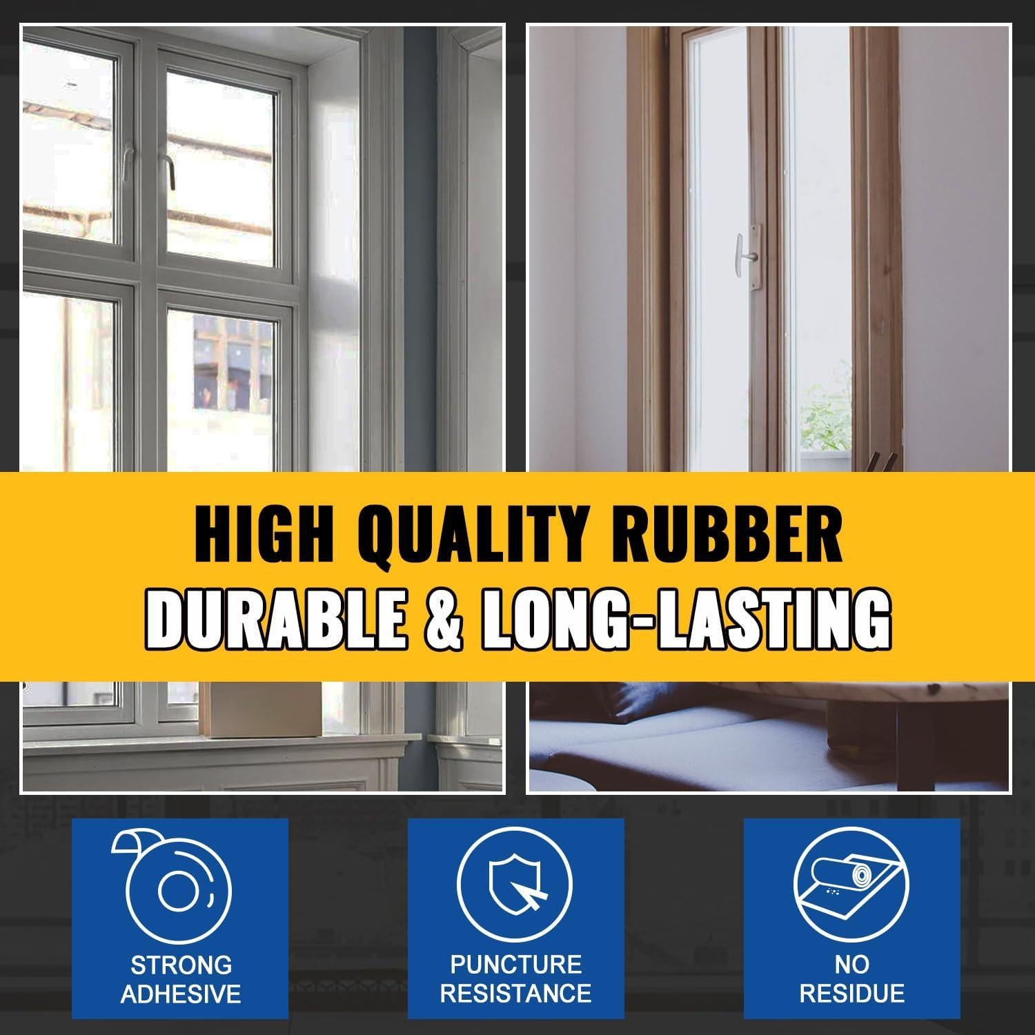 Cinta de Sellado de Ventanas VIVIDA 36.6m Transparente Resistente