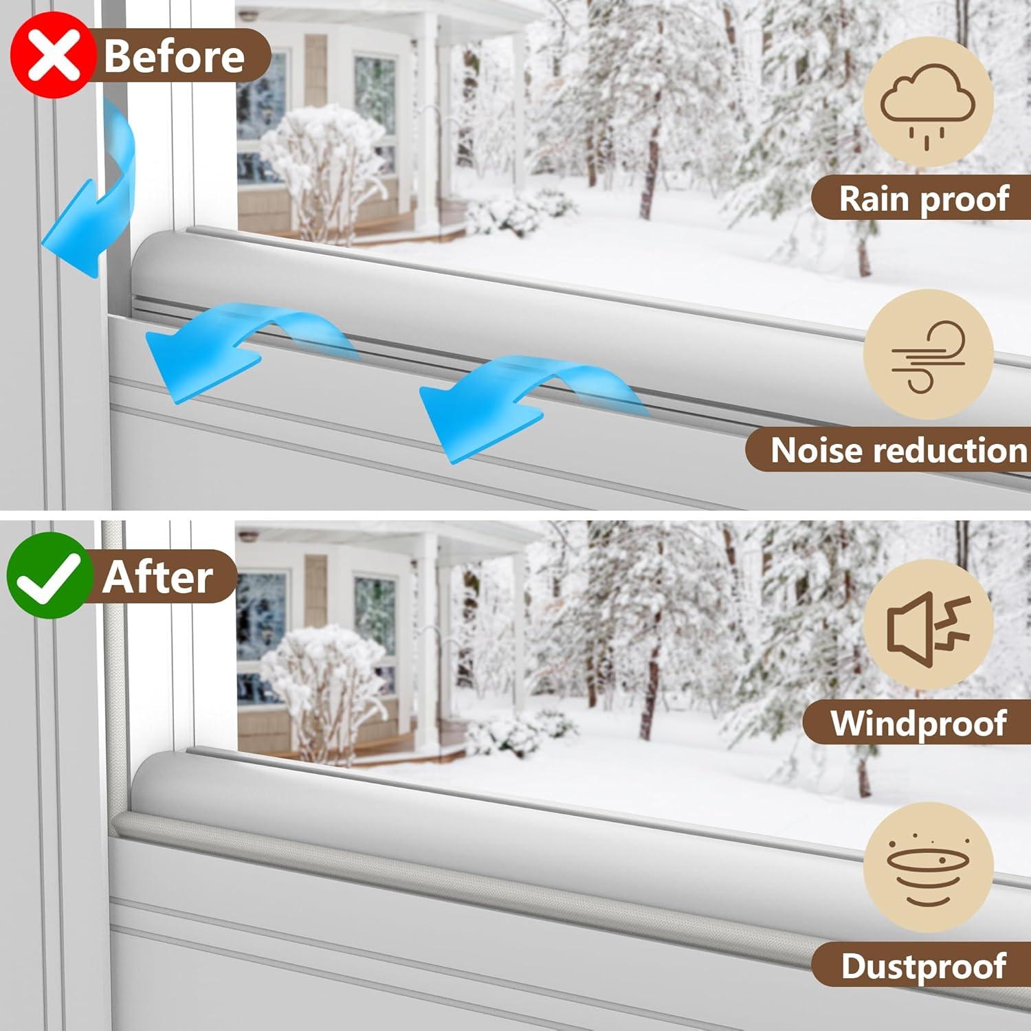 Sello de Burlete en Cuña moonoom 299.72cm Aislamiento Blanco