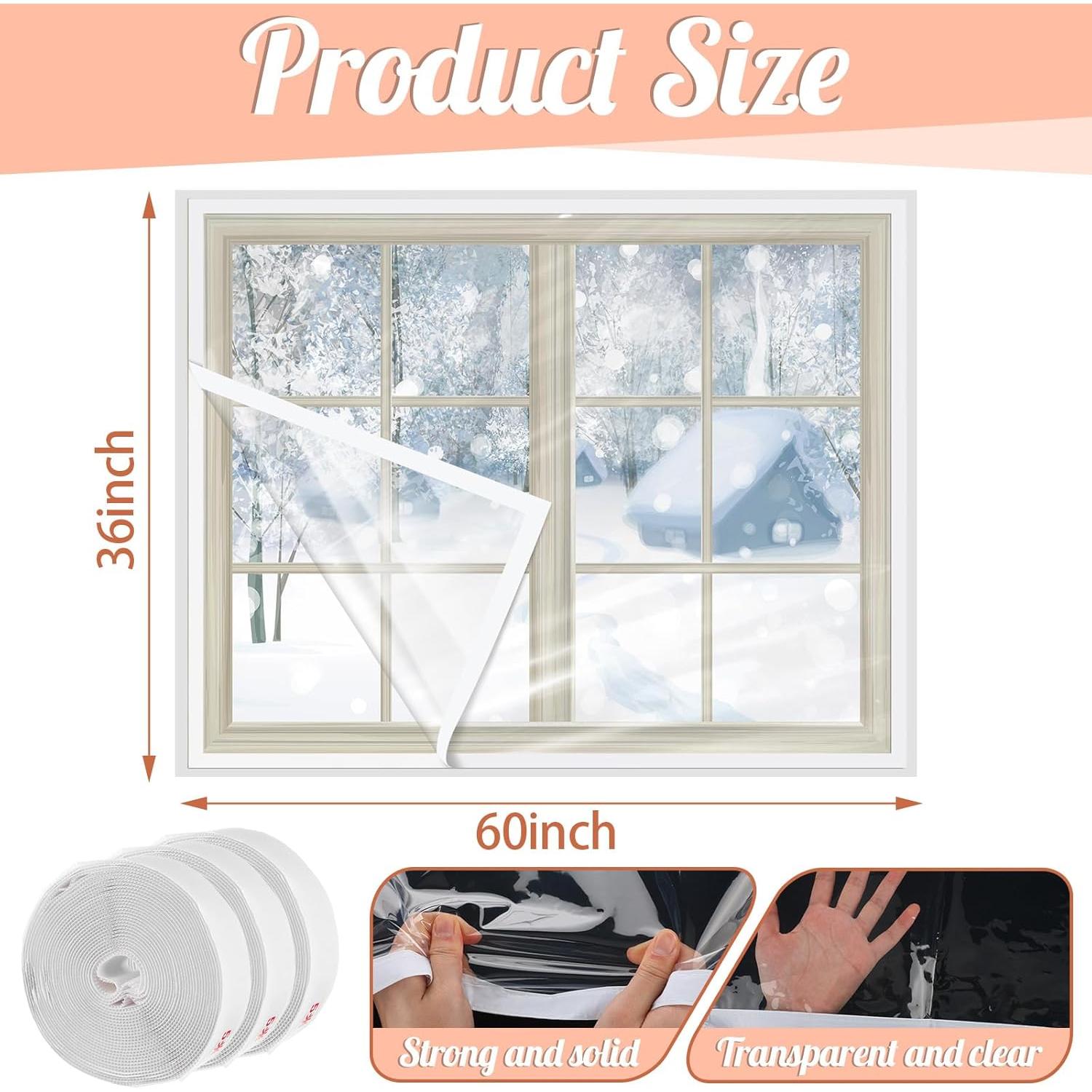 Kit Aislamiento Ventana Invierno Frienda 3 Pcs 90 x 150 cm