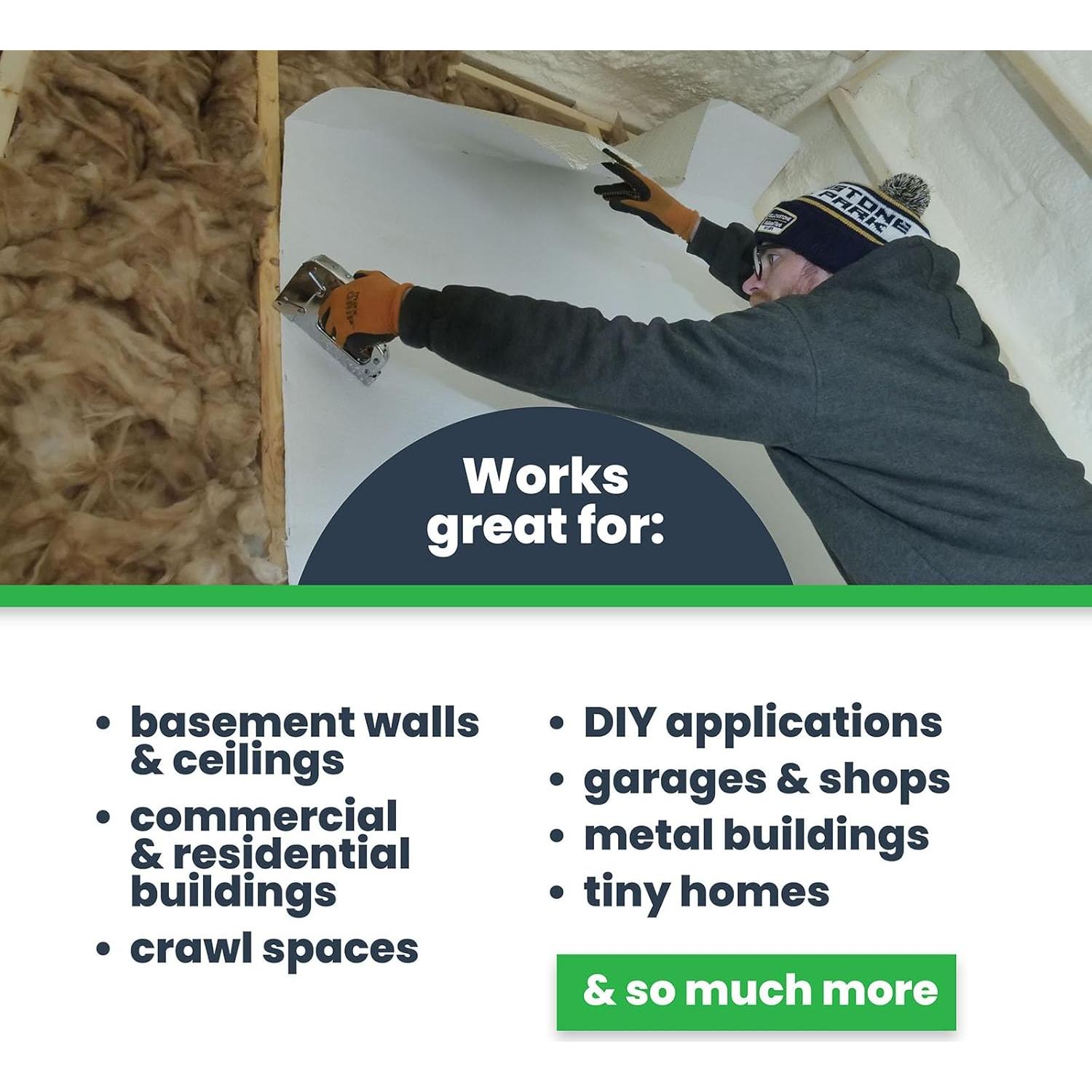 Rollo Aislamiento Reflectante EcoFoil 61 cm x 7.62 m Doble Burbuja