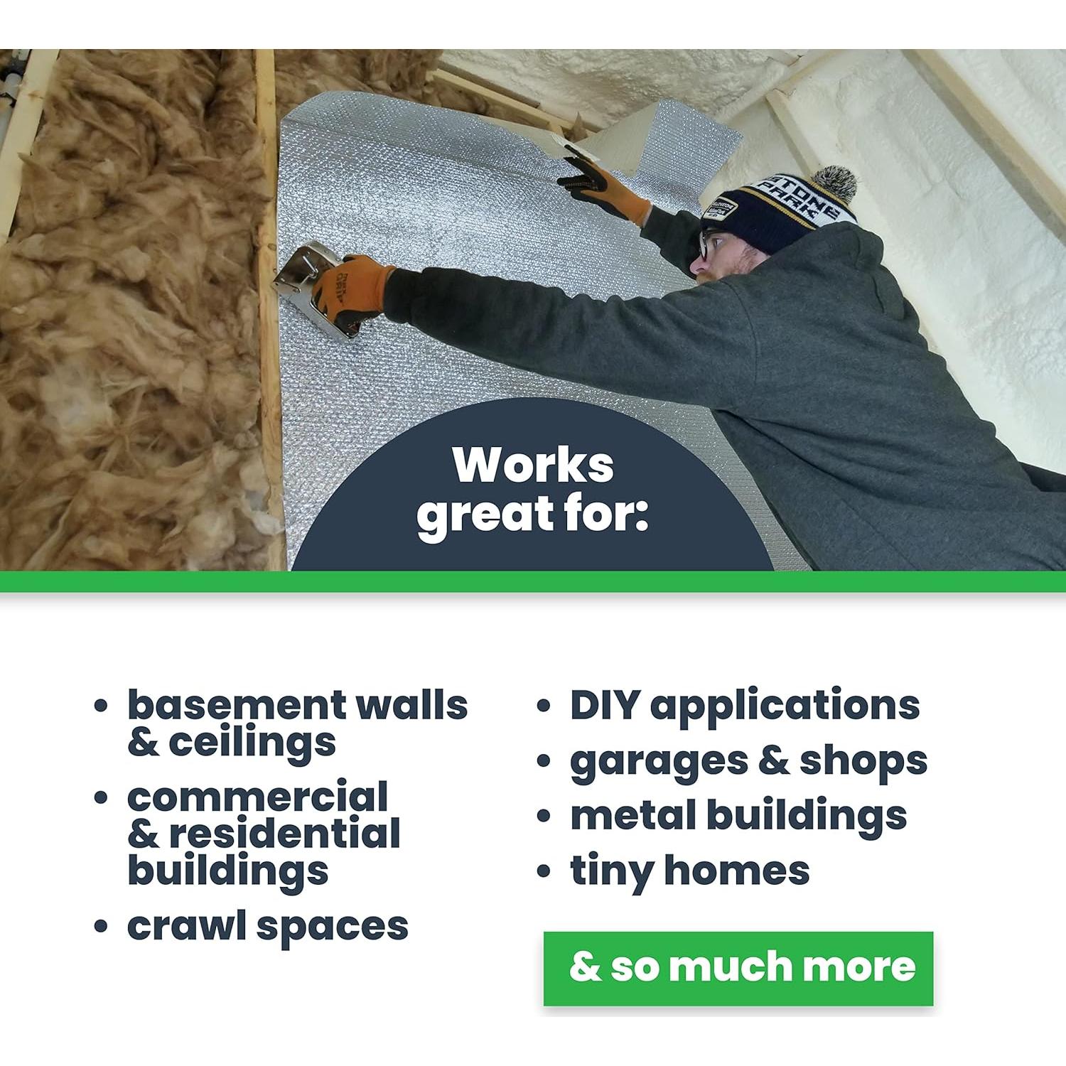 Rollo Aislamiento Burbuja EcoFoil 46.45 m² 3.175mm Reflectante