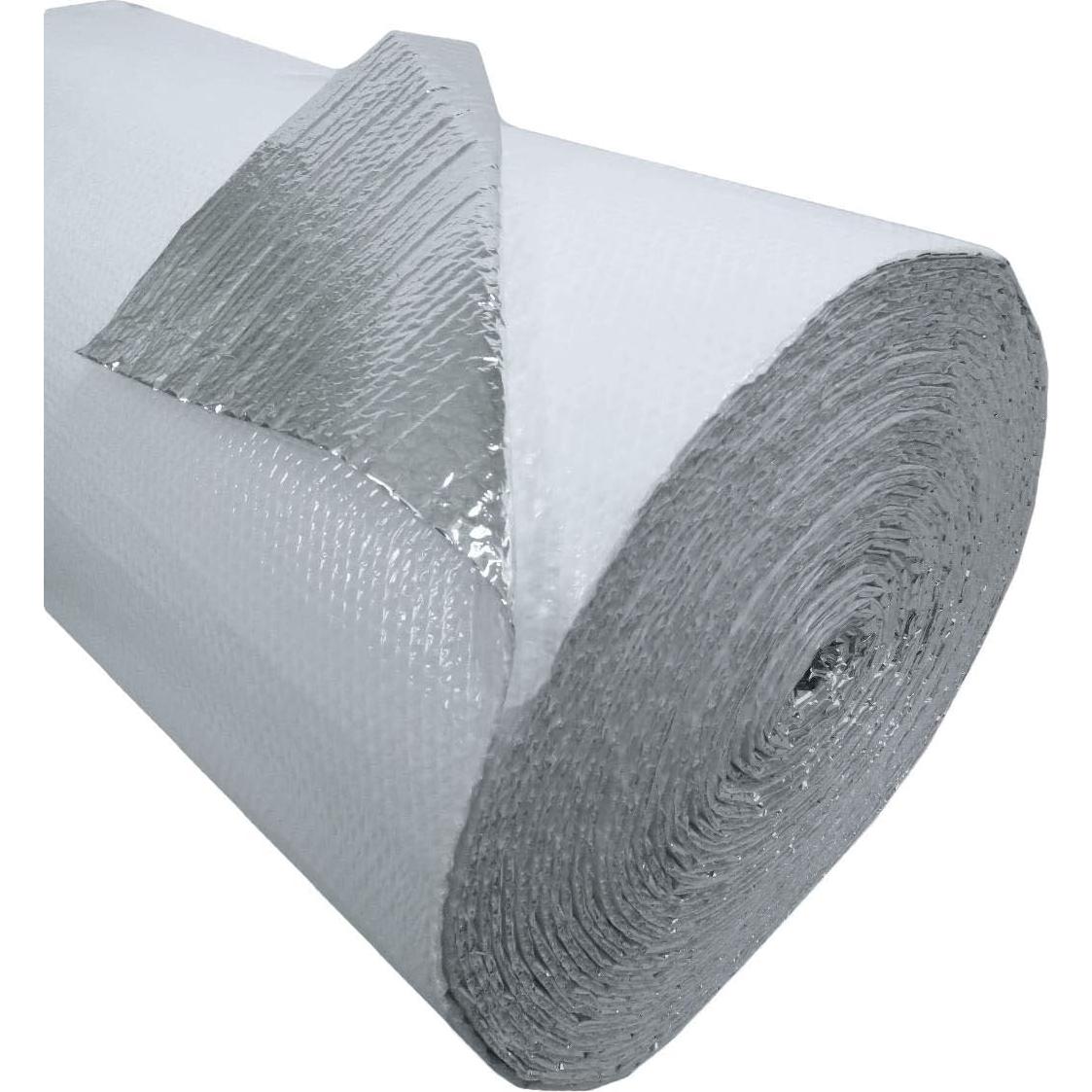 Aislante Térmico Burbuja Doble Aluminio R8 0.635cm x 30.48m