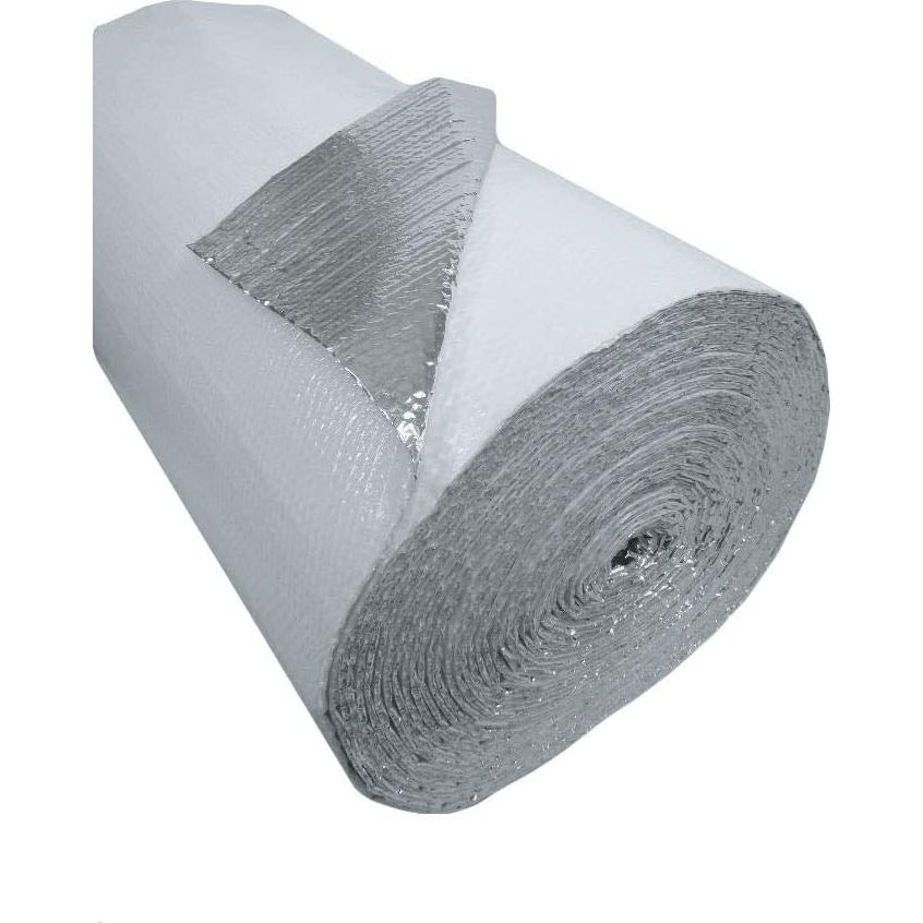 Aislante Térmico Burbuja Doble Aluminio R8 0.635cm x 30.48m