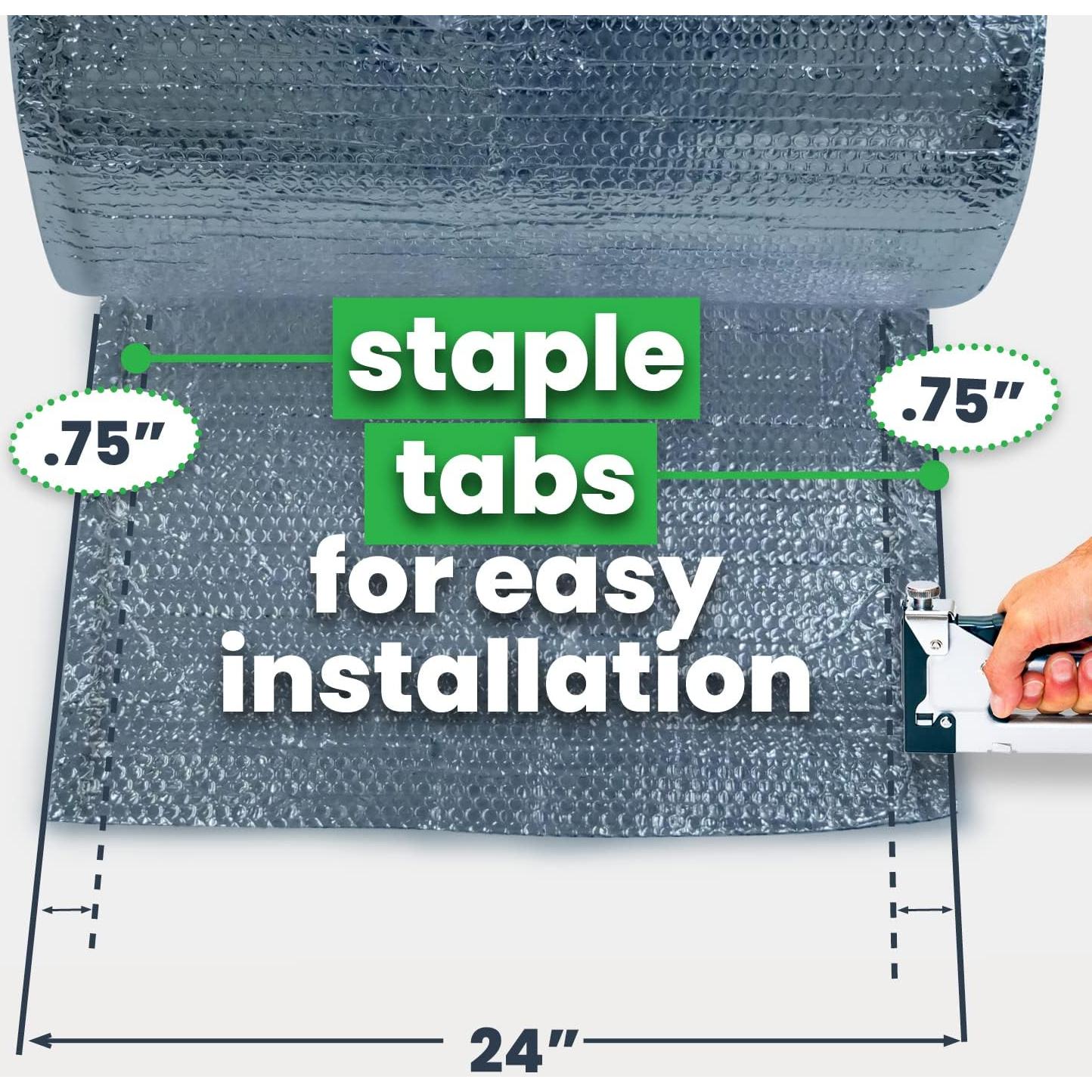 Aislamiento EcoFoil 24" x 125' - Burbuja Doble Reflectante