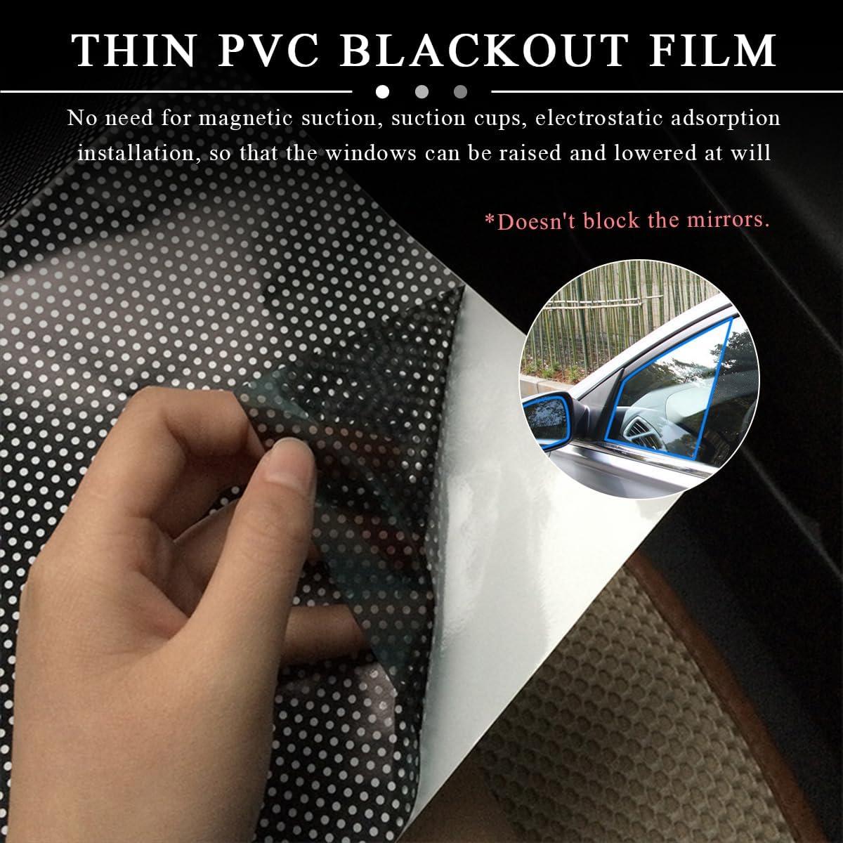 4 Protectores Solares Adherentes SHMZK para Ventanas de Auto