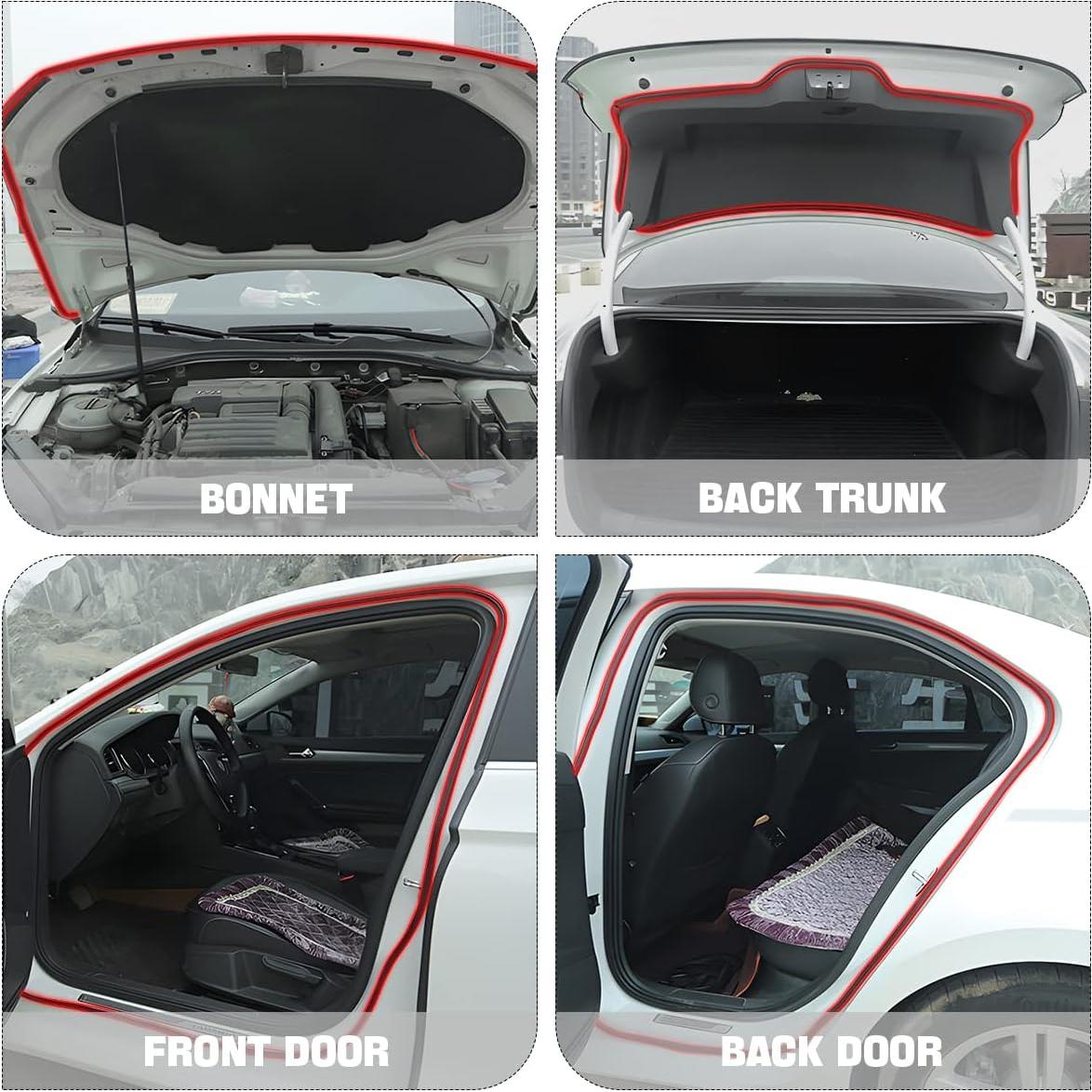 Tira de Sello para Puerta de Auto BLAU GRUN 16m Aislante Ruido