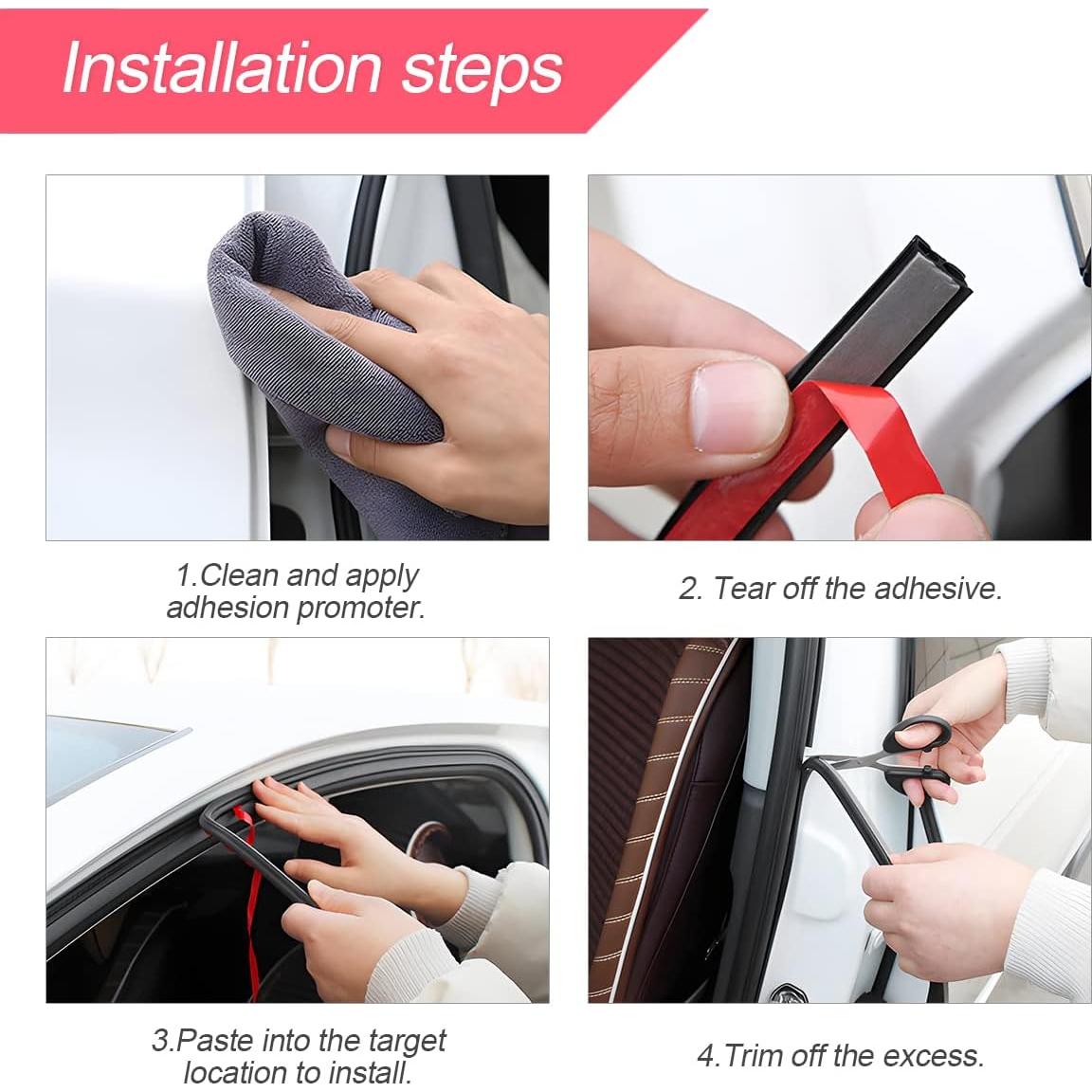 Tira de Sello para Puerta de Auto BLAU GRUN 16m Aislante Ruido