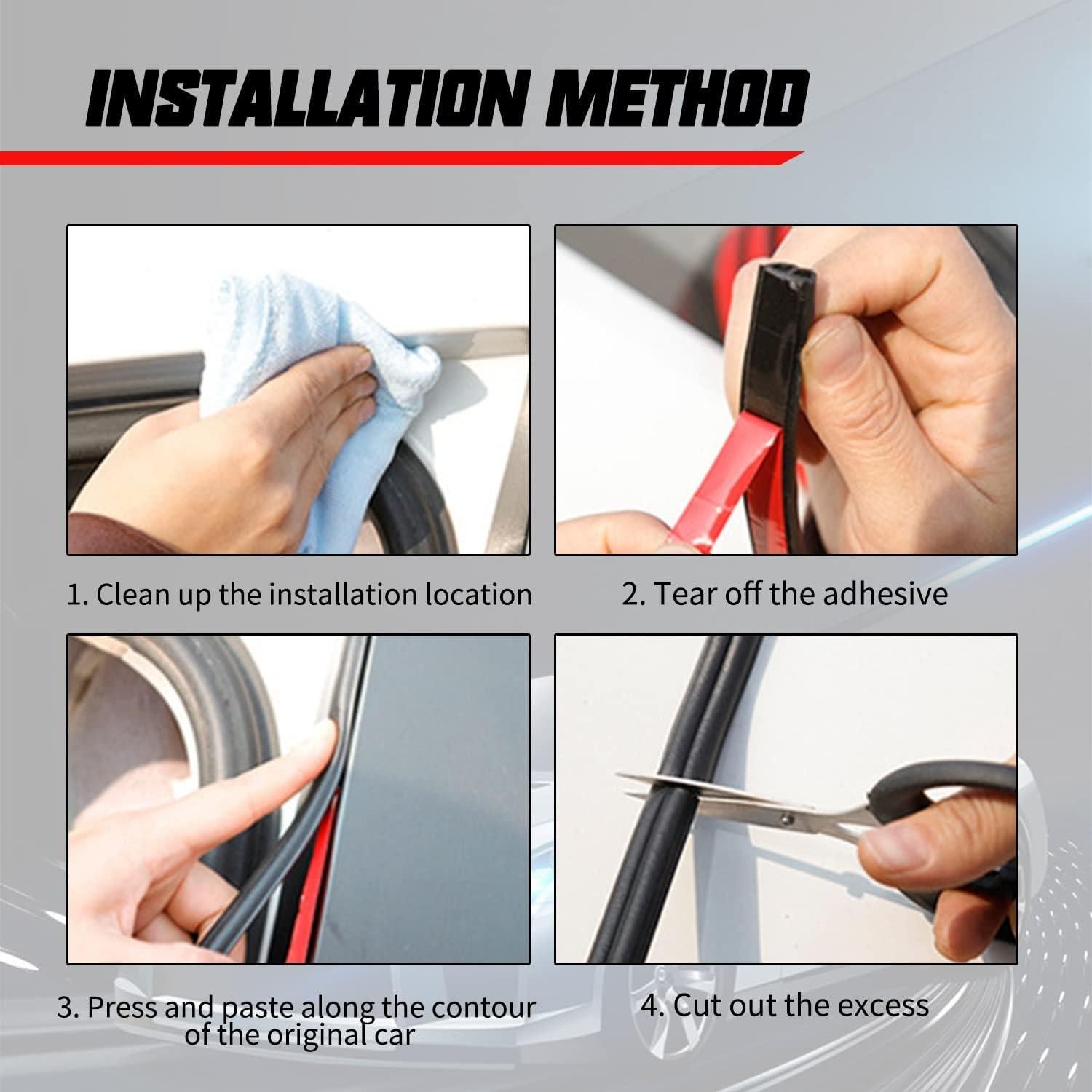 Tira de Aislamiento Acústico Miytsya 5m para Coche y Hogar