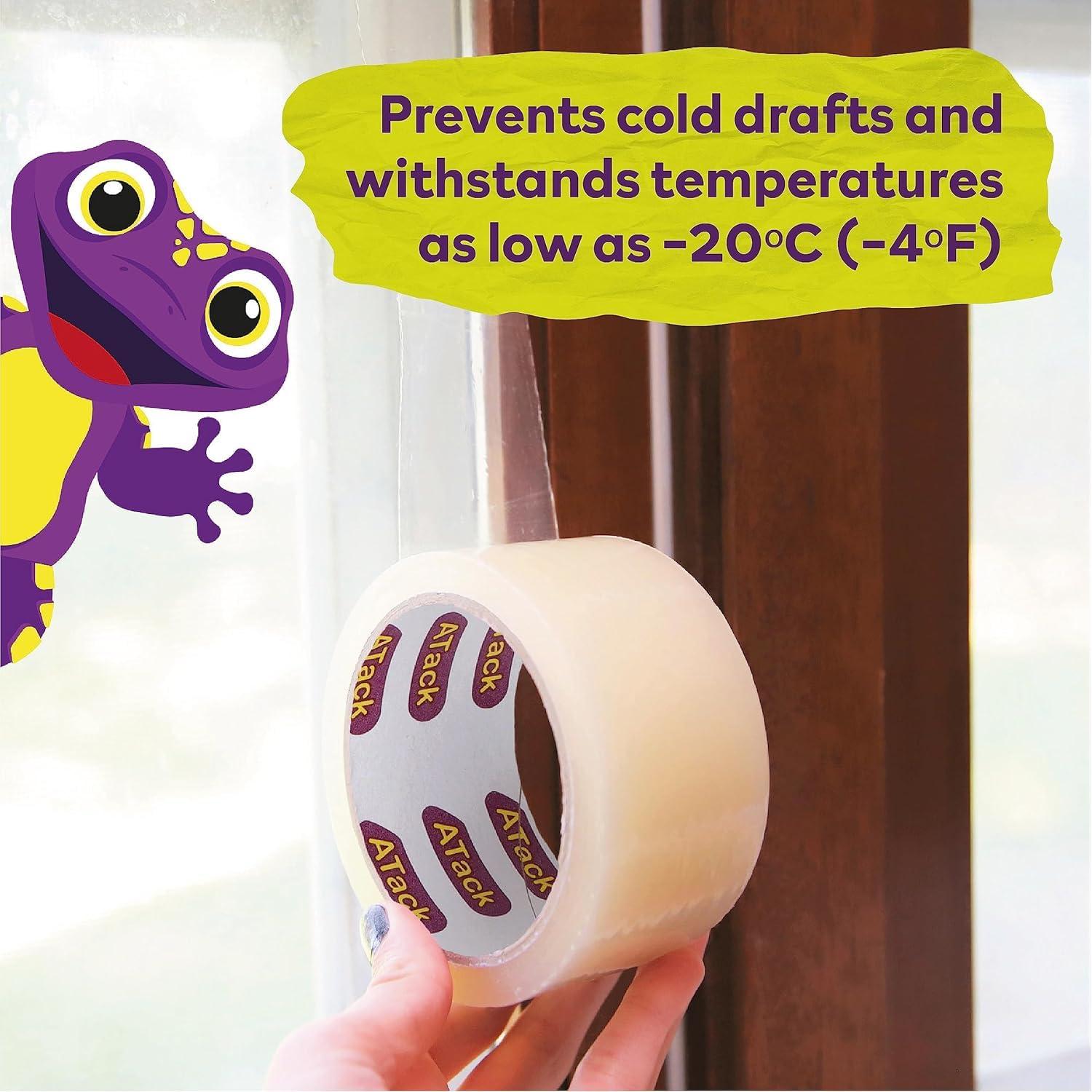 Cinta de Sellado ATack 5cm x 27.4m (3-Pack) - Aislamiento Invierno