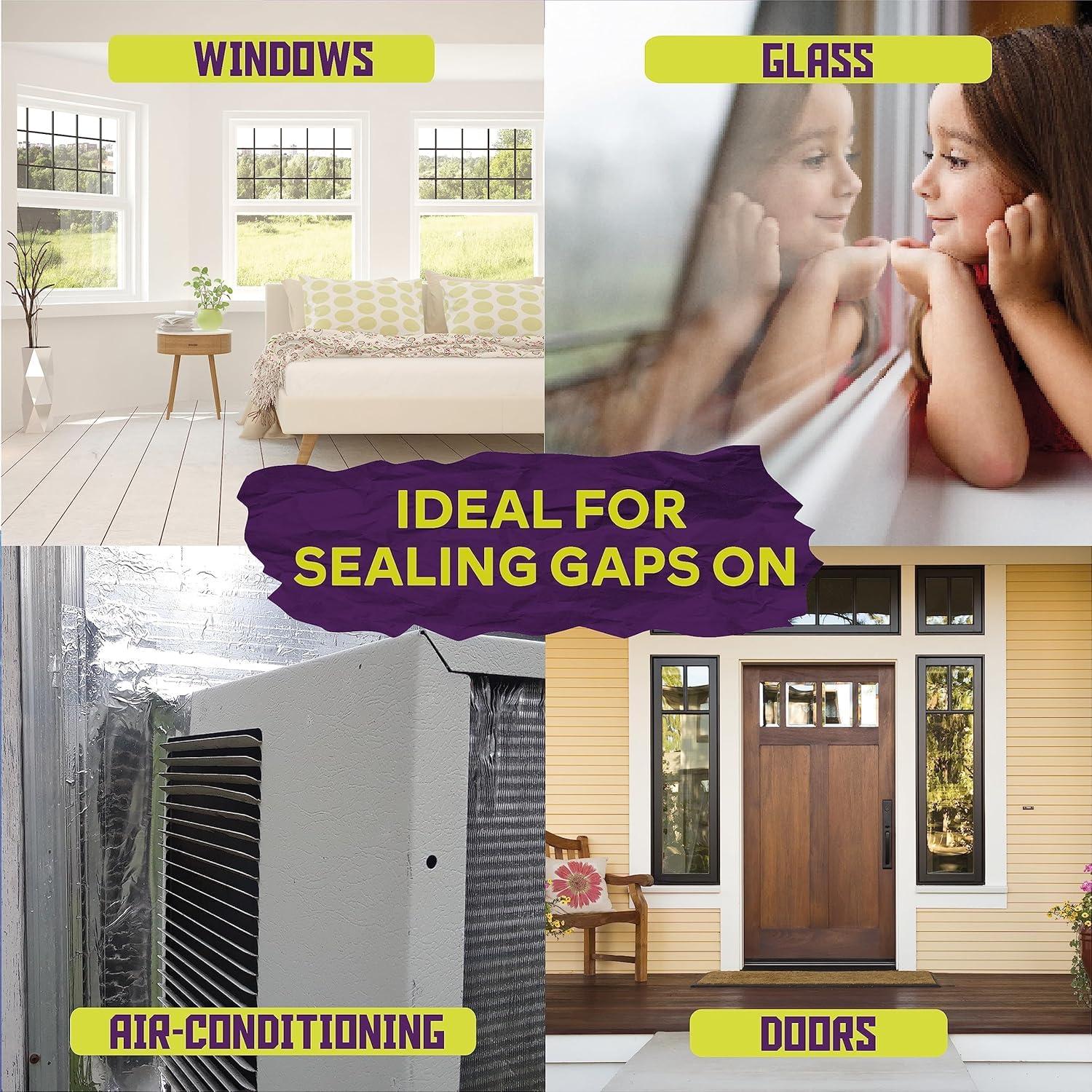 Cinta de Sellado ATack 5cm x 27.4m (3-Pack) - Aislamiento Invierno