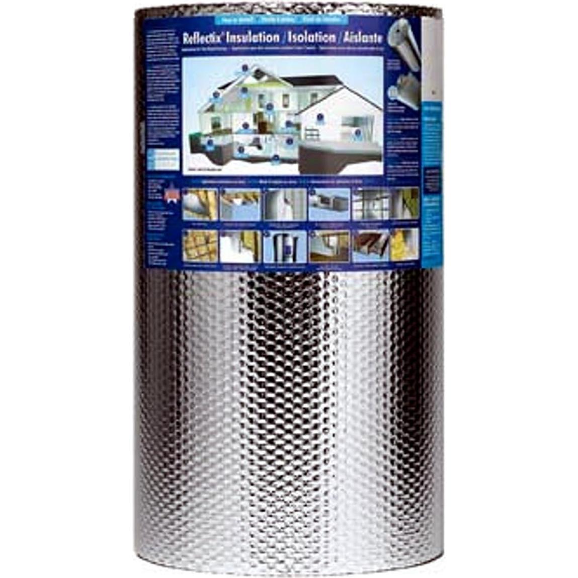 Aislante Reflectante de Burbuja Reflectix 24" x 15.24m Paquete de 4