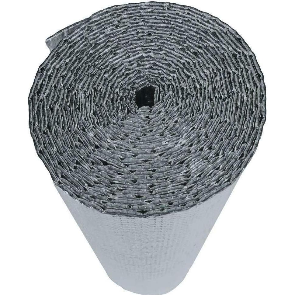 Aislante Reflectante de Burbuja Doble R8 0.91m x 3.05m Plata