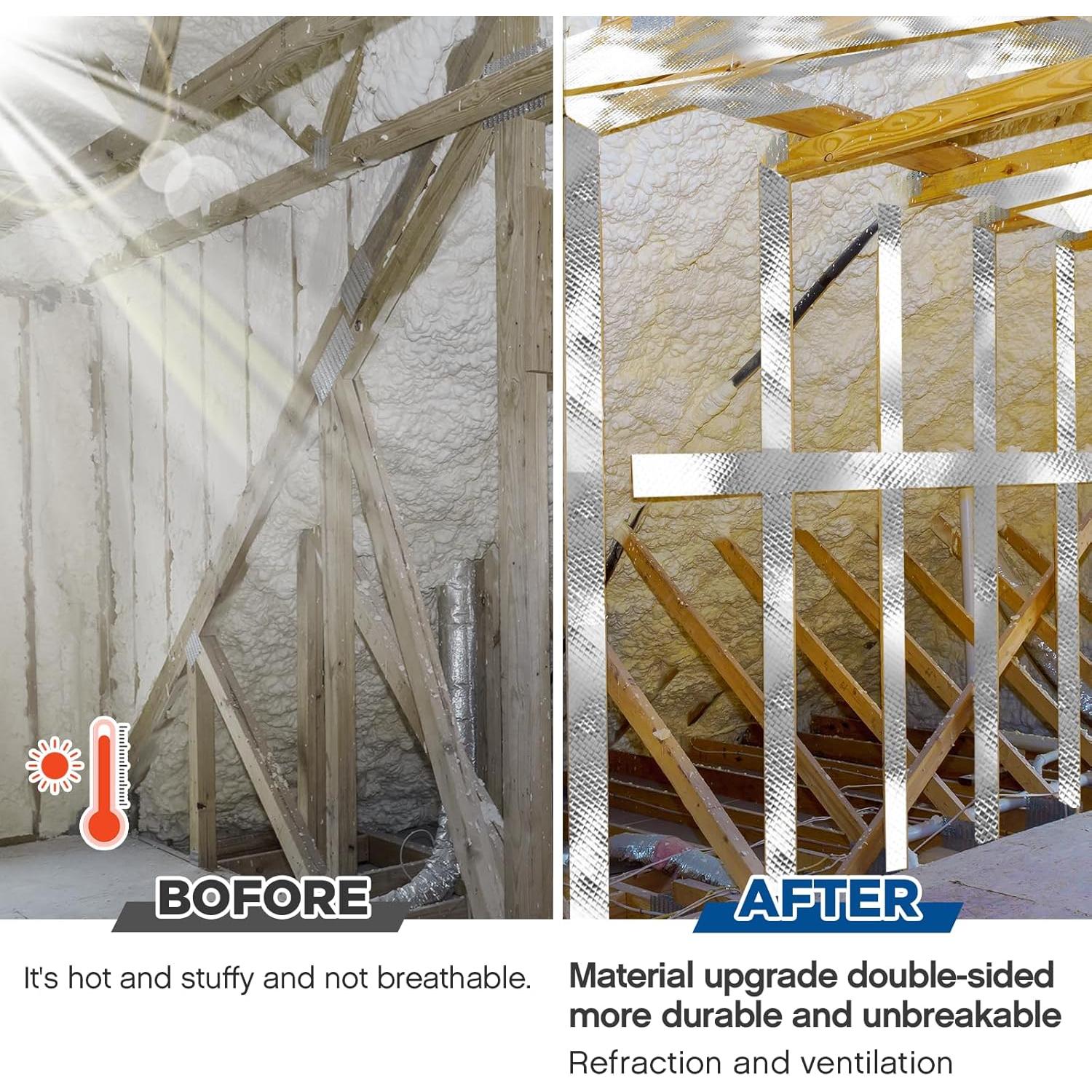 Barrera Radiante Aislante Ireer 1.22m x 76.2m Aluminio