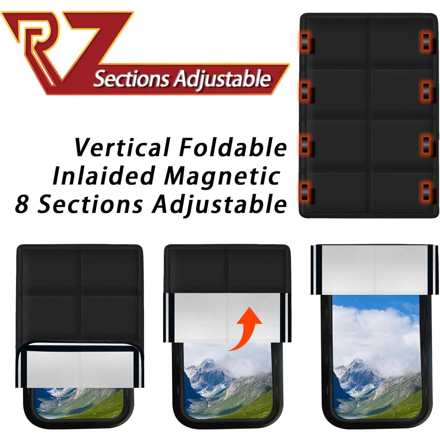 Sombra de Ventana RV Murts 63.5x40.6cm Plegable UV Bloqueo