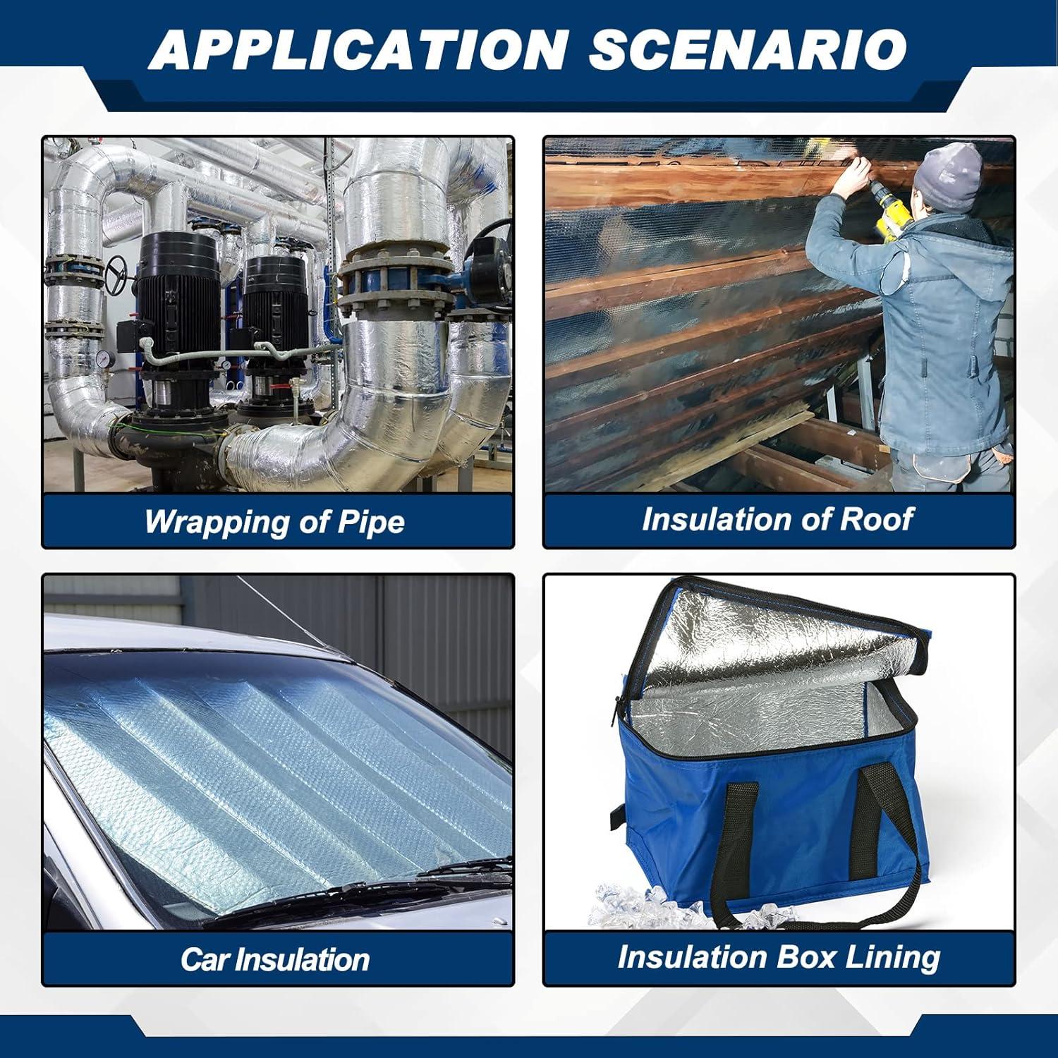 Aislamiento Reflectante Doble Amylove 2 Rollos 61 cm x 6 m