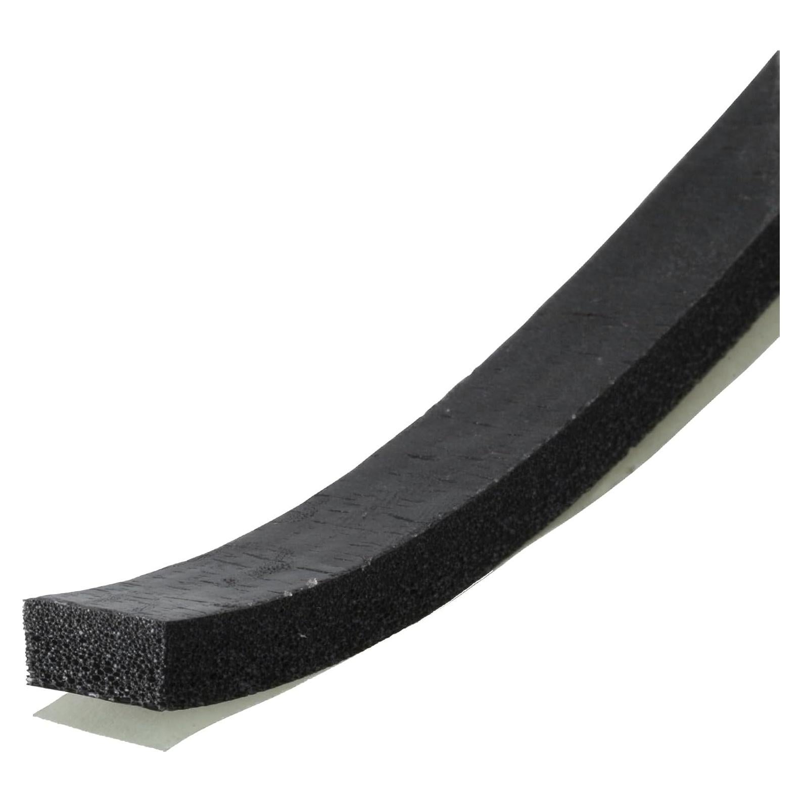 Sello de Ventana de Esponja M-D 1/4" x 1/2" x 3.05 m Negro