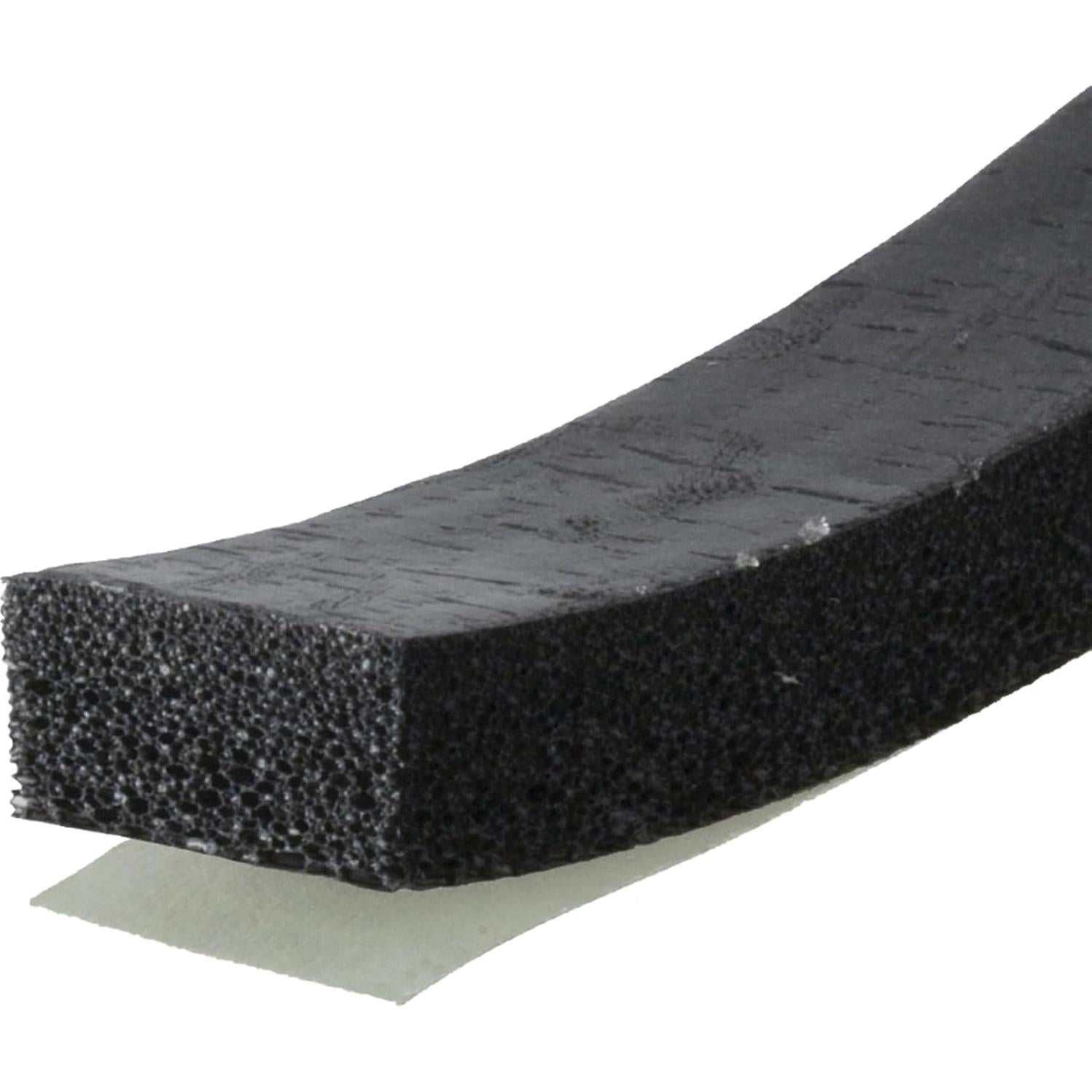 Sello de Ventana de Esponja M-D 1/4" x 1/2" x 3.05 m Negro