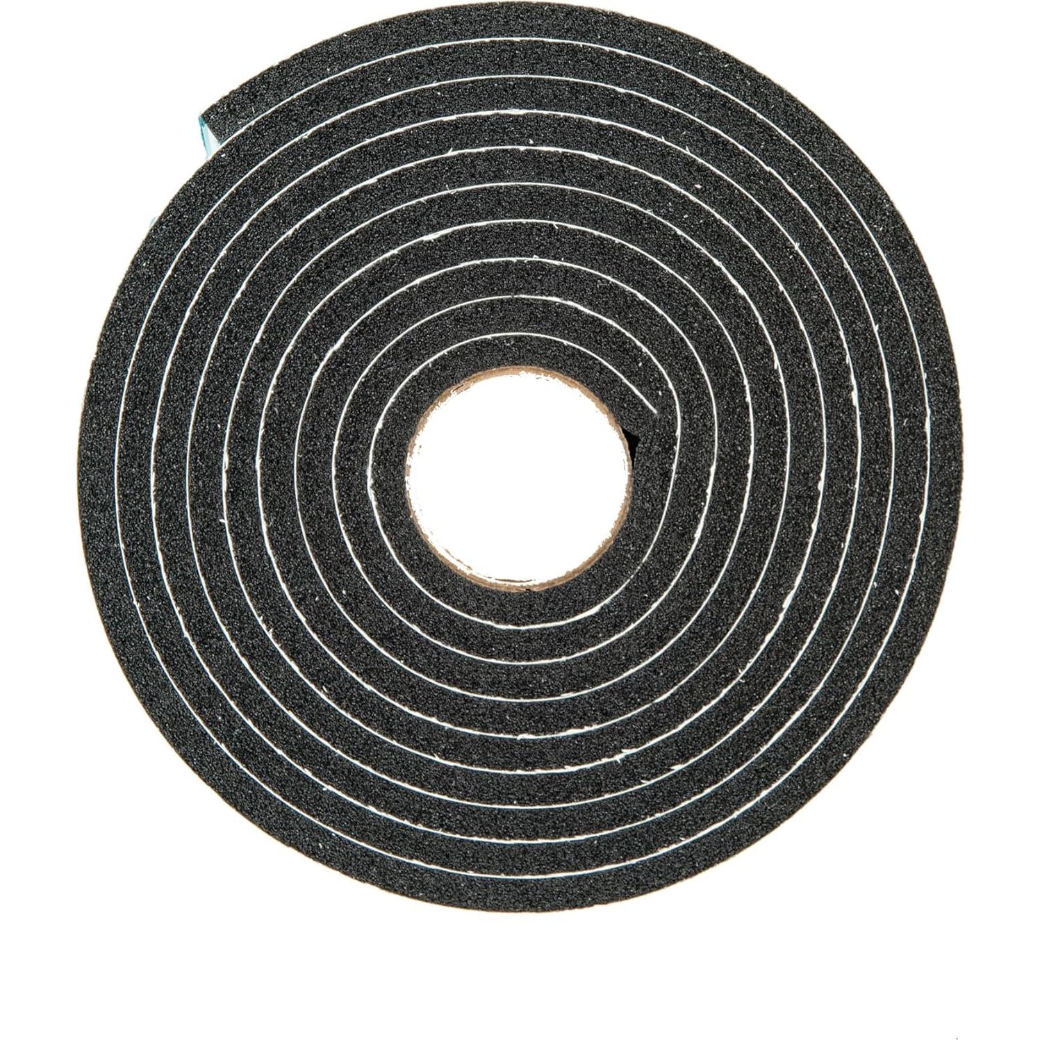 Sello de Ventana de Esponja M-D 1/4" x 1/2" x 3.05 m Negro