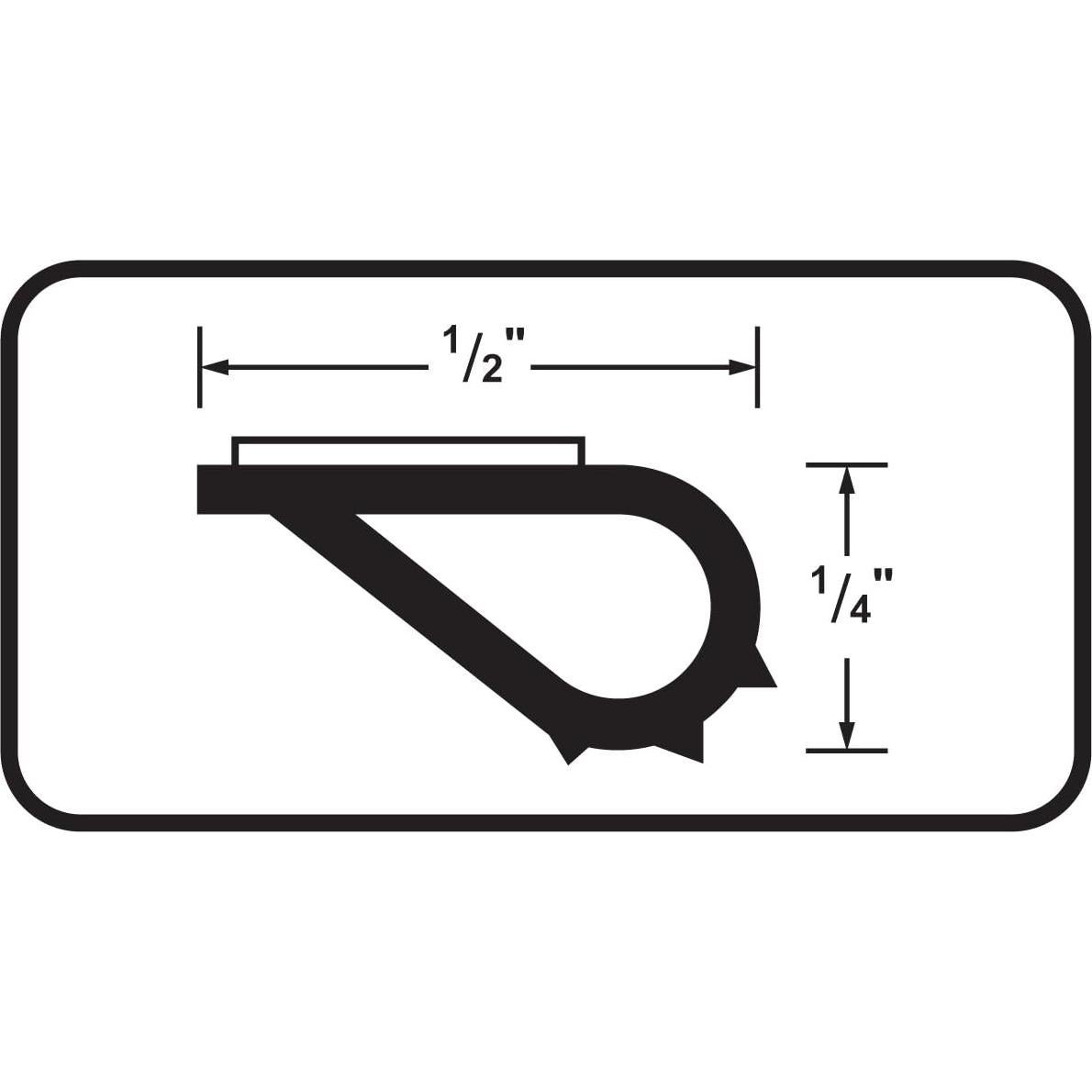 Junta de Goma de Silicona M-D 6.1m para Puertas y Ventanas