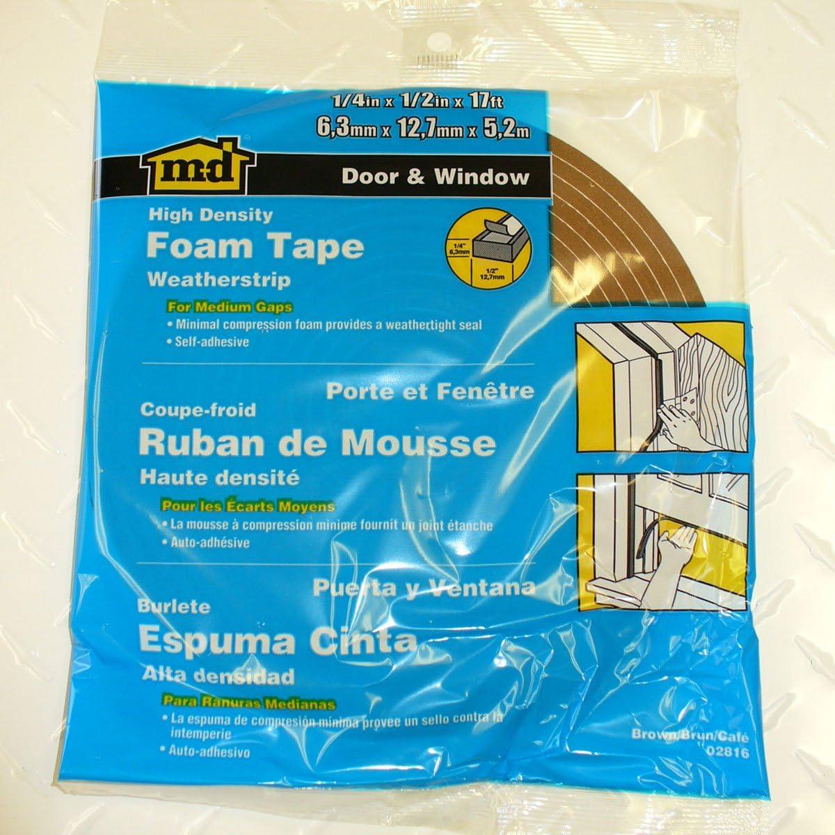 Sello de Ventana de Espuma M-D 02816 0.64 cm x 1.27 cm x 5.18 m