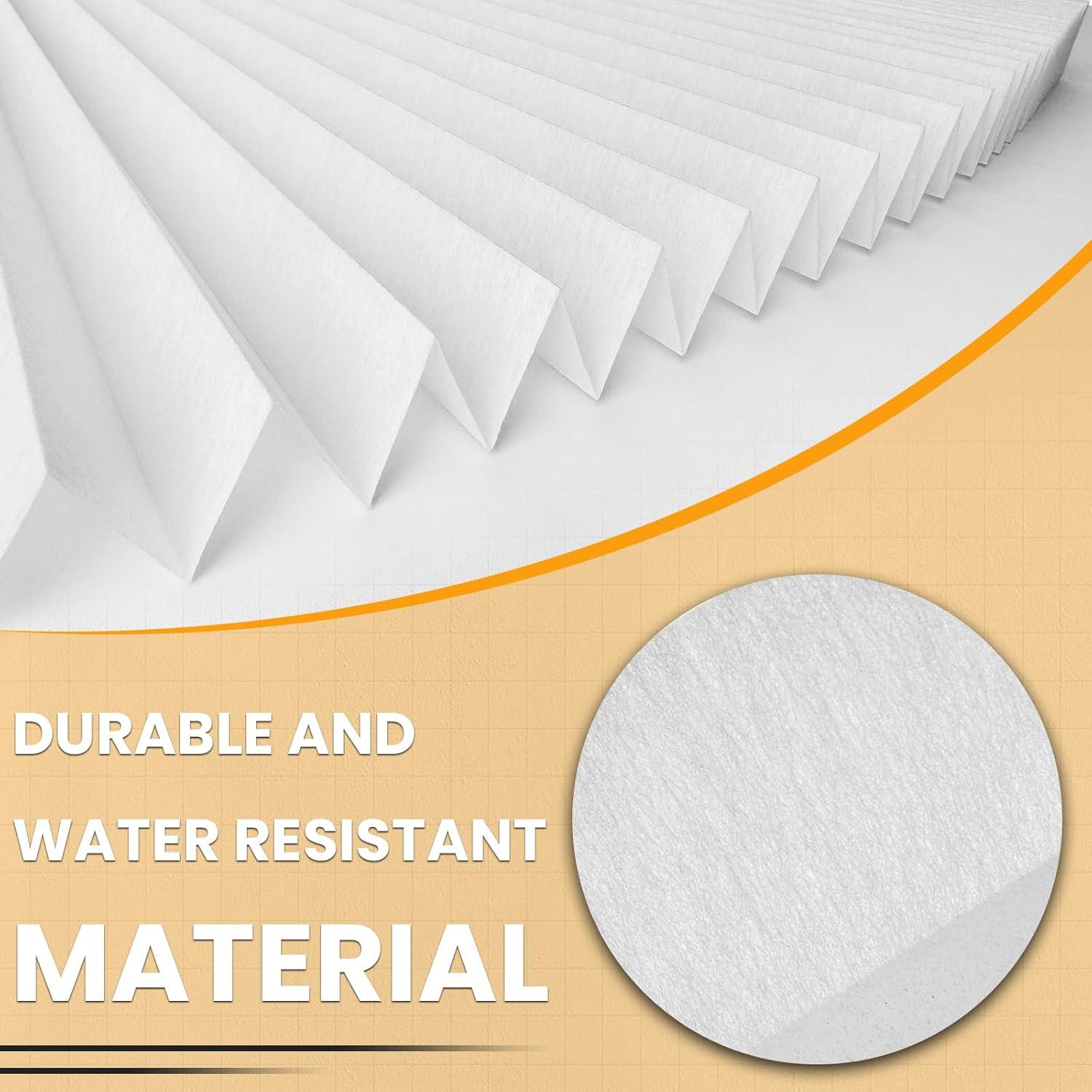 6 Cortinas Plisadas Sin Cable Touri 91x183 cm Blancas Filtrantes