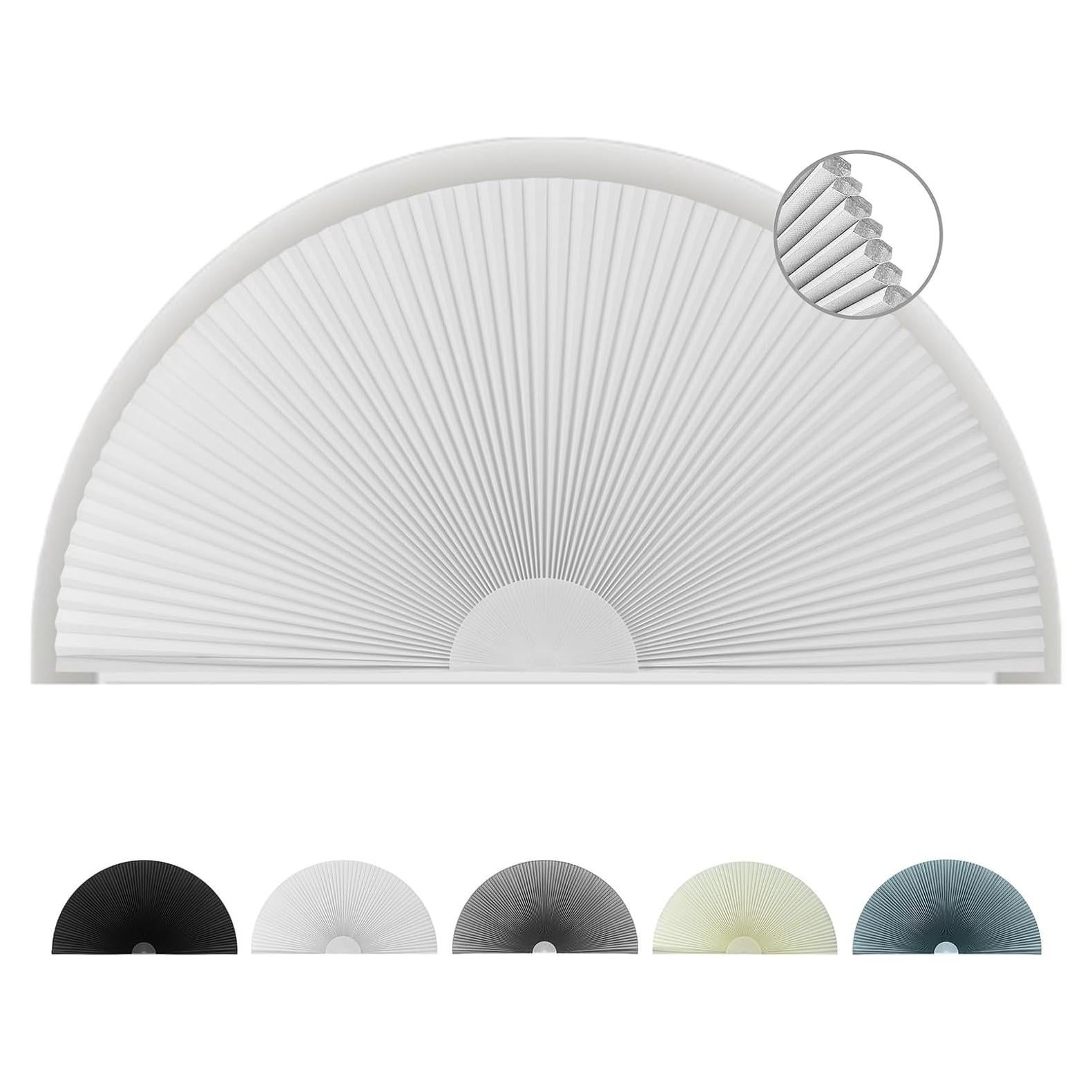 Cortina Arqueada Blackout ChYoung 91.44x45.72cm Blanco